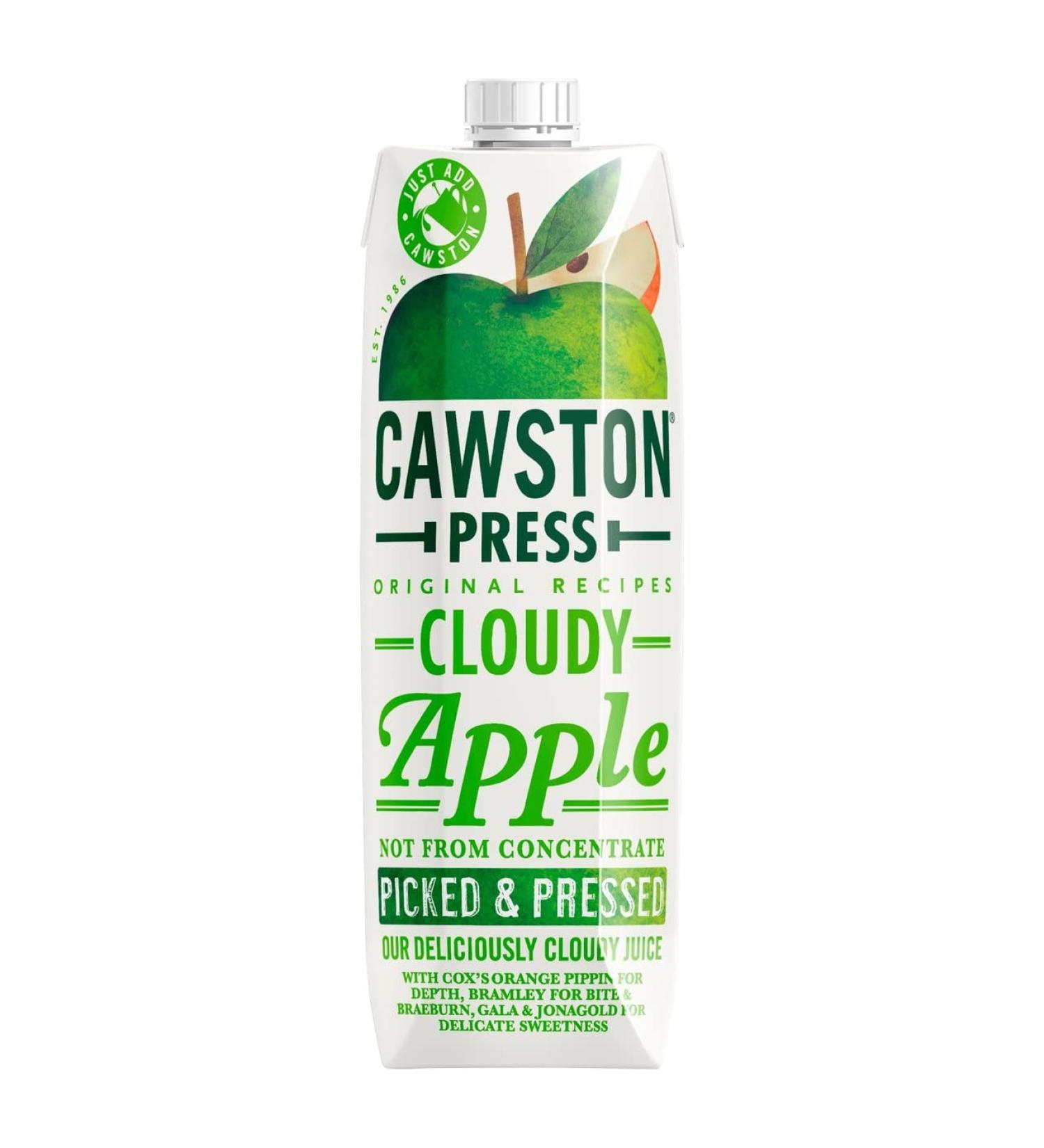 Cawston Press Cloudy Apple Juice 1 Litre - Pack of 1 - Buy Online on GoSupps.com