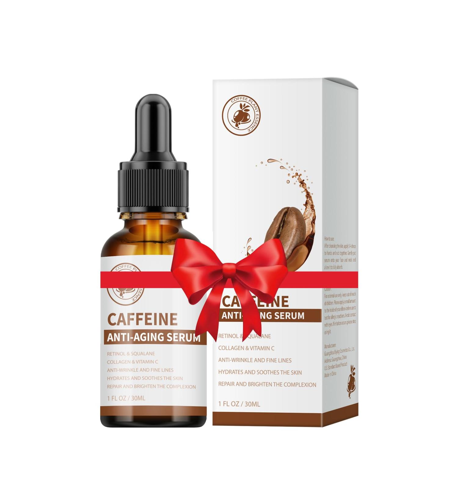 Caffeine Eye Serum | Anti-Aging Under Eye Treatment for Moisturizing & Brightening | Reduce Wrinkles Dark Circles & Spots | Beauty Skin Care - Buy Online on GoSupps.com