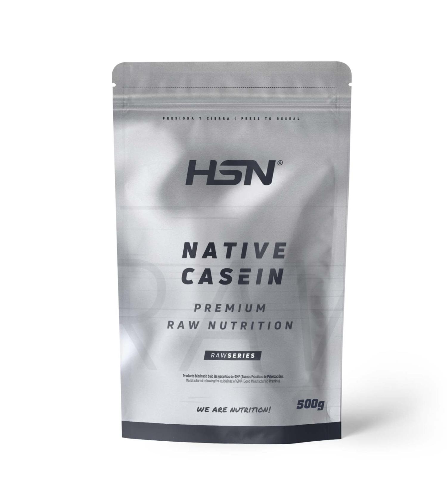 HSN Native Micellar Casein | Tasteless 500g 17 shots per pack | Raw Material: Lacprodan MicelPure | Non-GMO Vegan Gluten Free - Buy Online on GoSupps.com