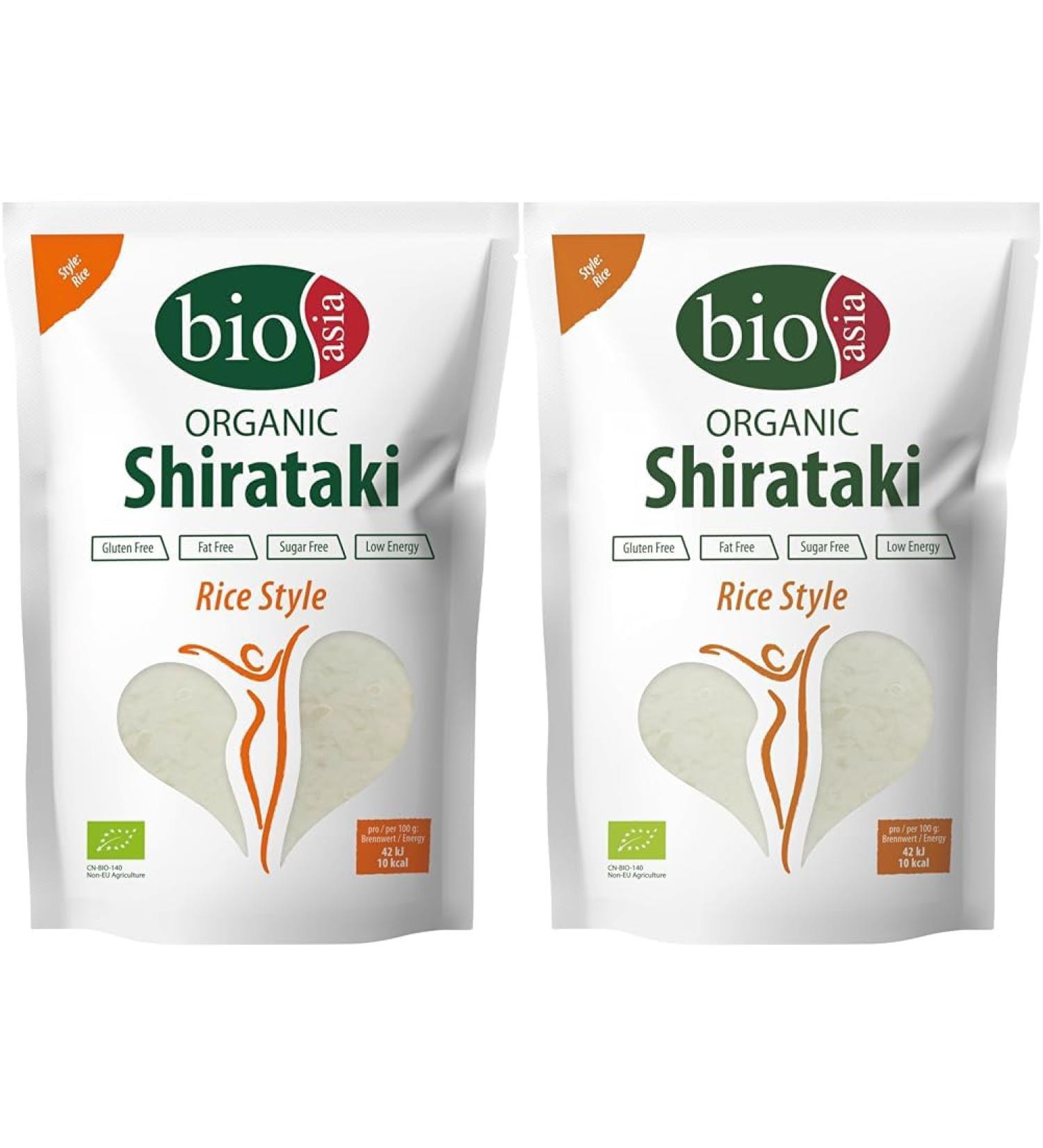 Bioasia Bio Shirataki Rice - Low Calorie Sugar & Gluten-Free Konjak Flour Rice (2-Pack) - 270g - Buy Online on GoSupps.com
