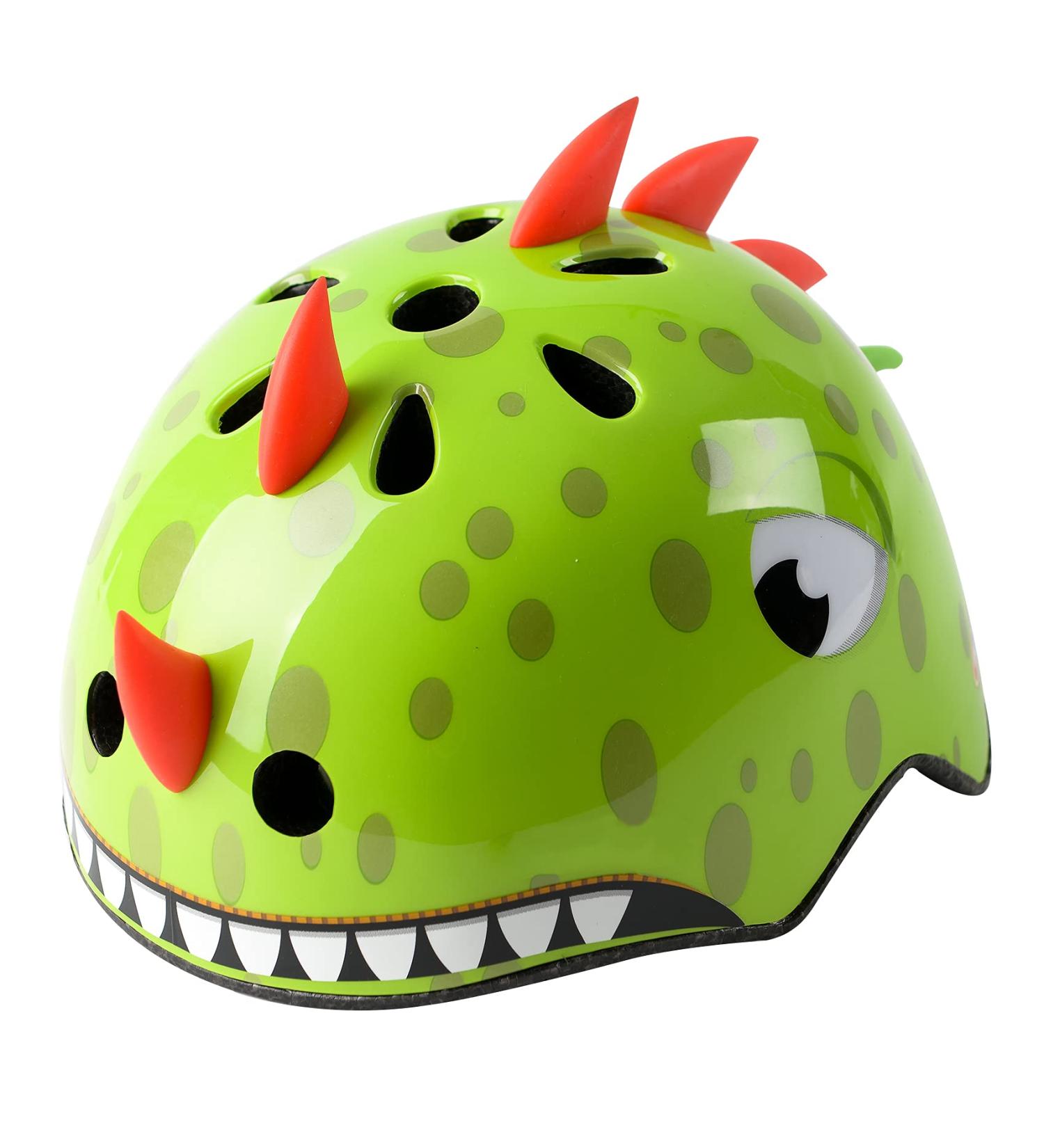 ATPHFETY Toddler Kids Bike Helmet | Multi-Sport Helmet for Cycling Skateboard Scooter Skating | S 50-54 cm Green Dragon - Buy Online on GoSupps.com
