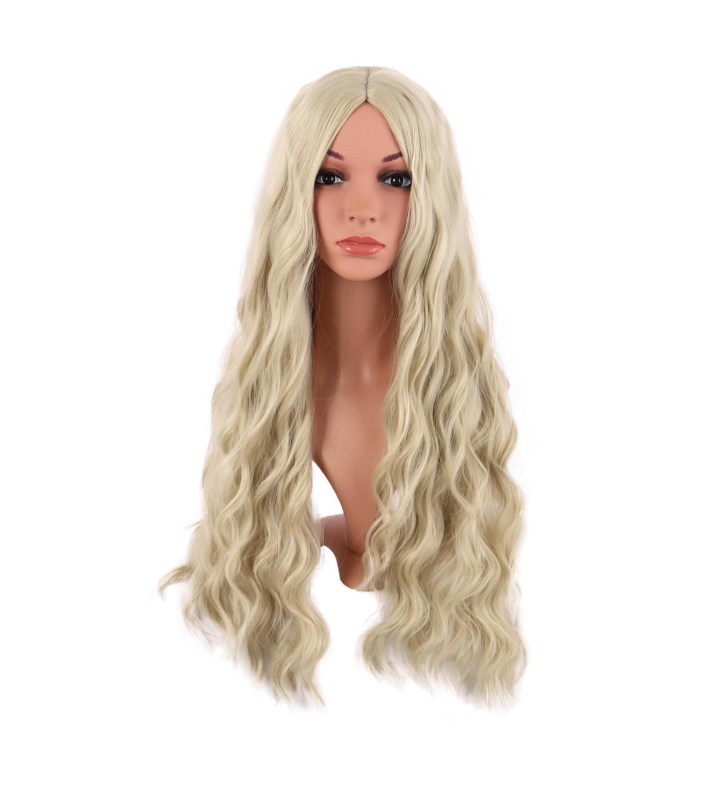 MapofBeauty 28 Long Wavy Party Wig - Blonde - Buy Online on GoSupps.com