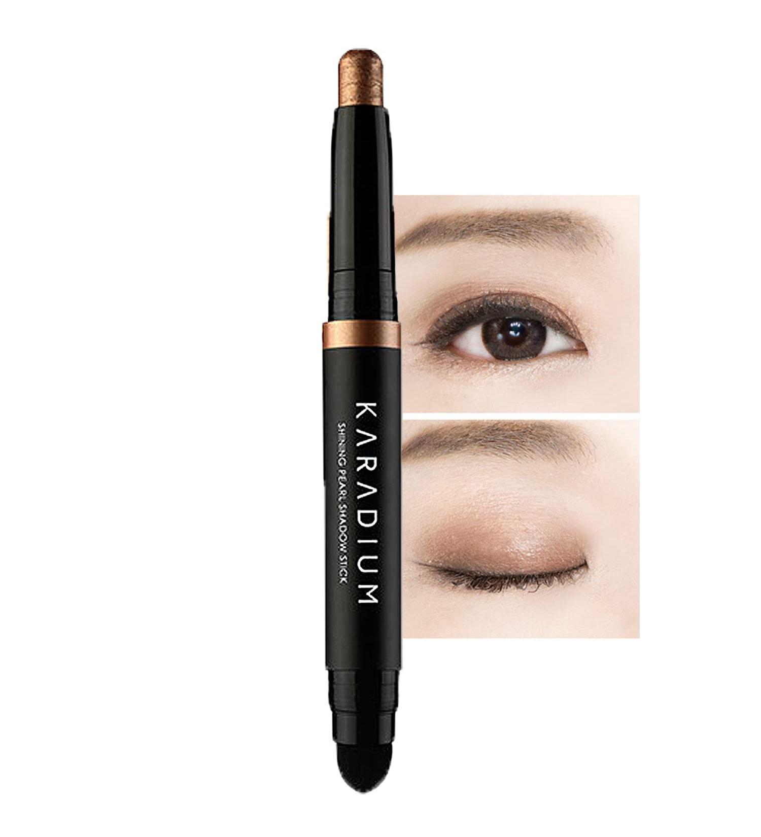 KARADIUM Shining Pearl Smudging Eye Shadow Stick 1.4g (6 Chocolate Brown) - Waterproof & Long Lasting Creamy Eye Makeup Stick - Hypoallergenic for Sensitive Eyes - Buy Online on GoSupps.com