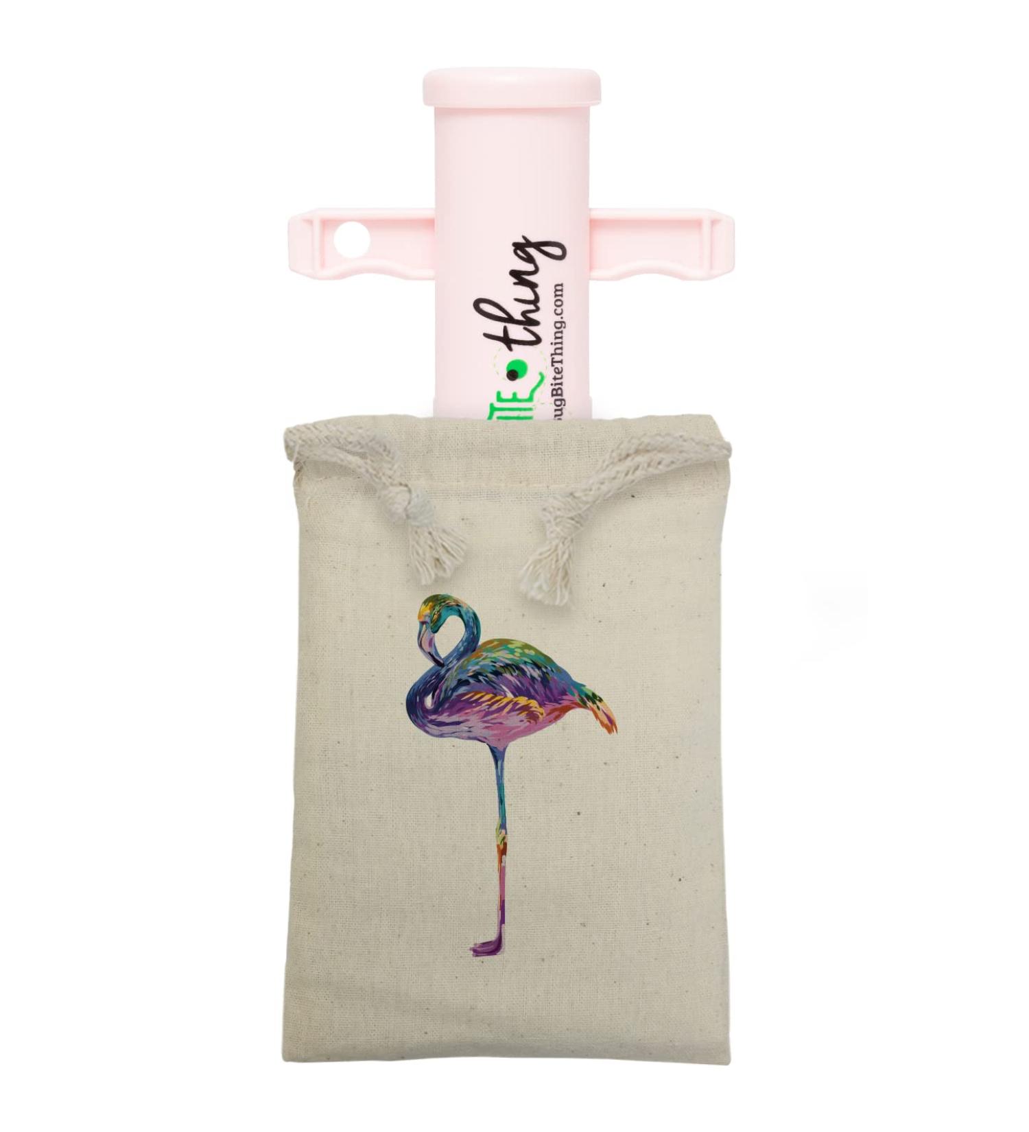 Bug Bite Thing Suction Tool & Travel Bag Combo - Rainbow Flamingo - 1-Pack Pink - Buy Online on GoSupps.com