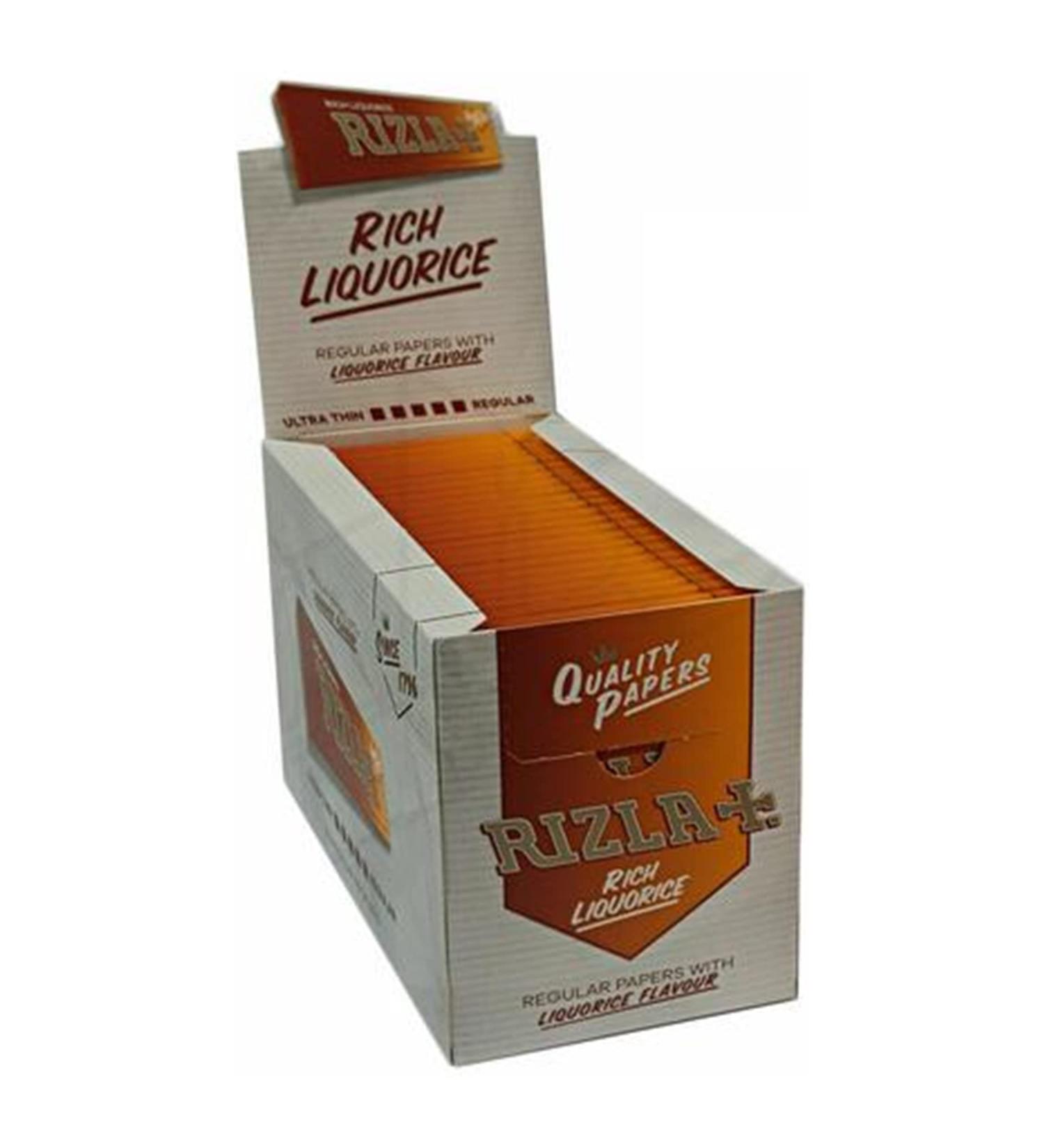 Rizla Regular Liquorice - Full New Box Of 100 Booklets by Rizla