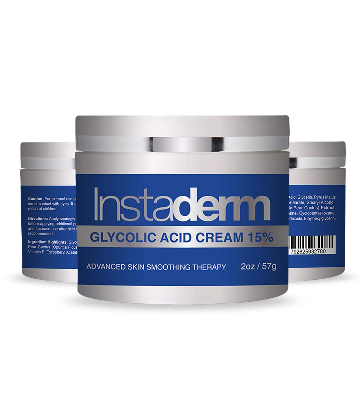 Glycolic Acid 15% Anti-Aging Cream | Exfoliating Facial Moisturizer for Fine Lines Wrinkles & Dark Spots - Buy Online on GoSupps.com