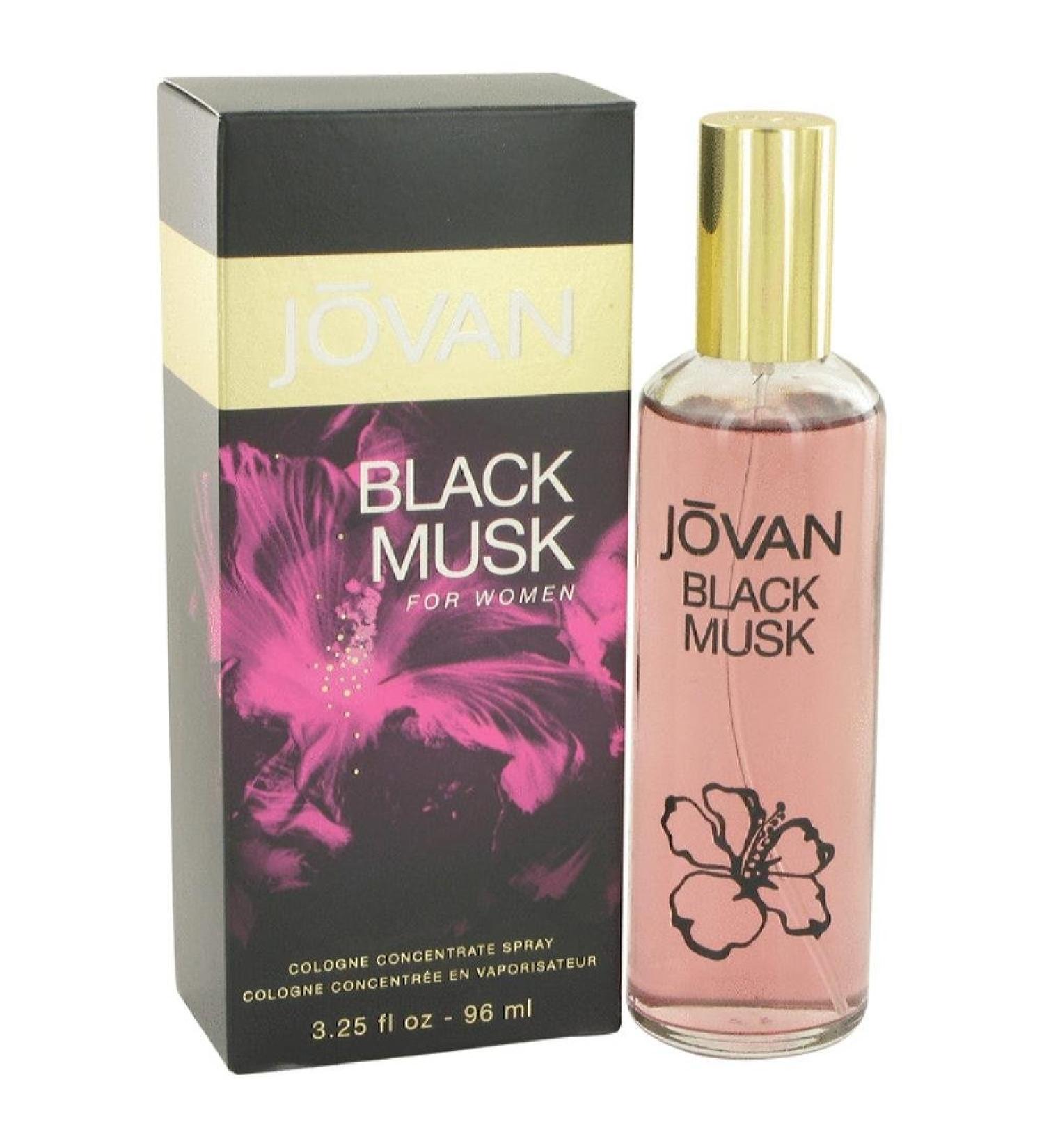 JOVAN BLACK MUSK by Jovan COLOGNE CONCENTRATE SPRAY 3.25 OZ for WOMEN 3.25 Ounce - Buy Online on GoSupps.com