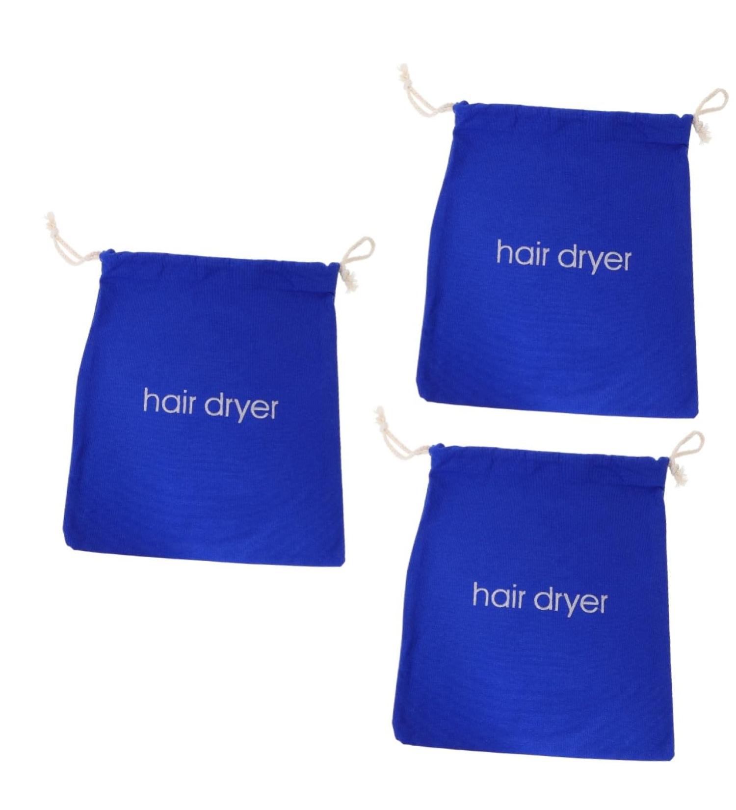 NOLITOY 3 Pcs Hair Dryer Storage Bag Hair Blow Dryer Clothes Storage Bag Multifunctional Bag Make up Travel - Buy Online on GoSupps.com