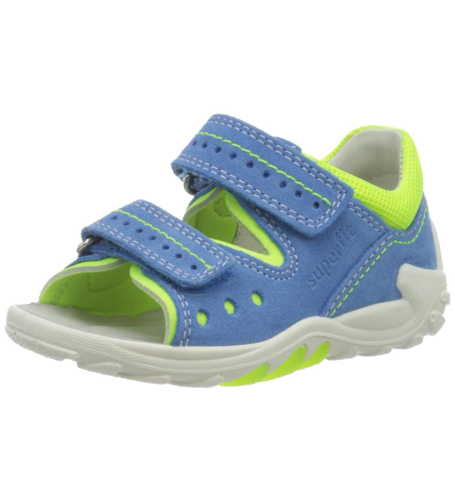 Superfit Boy's Flow Sandals - 4.5 UK Child - Blue Yellow - Size 80 - Buy Online on GoSupps.com