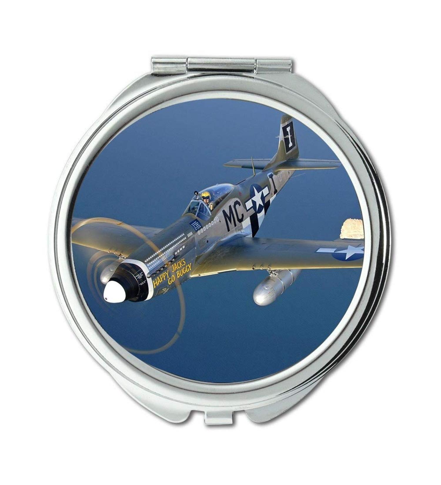 YENDOSTEEN wwii aircraft Mirror Travel Mirror fighter in chinese pocket mirror portable mirror - Buy Online on GoSupps.com