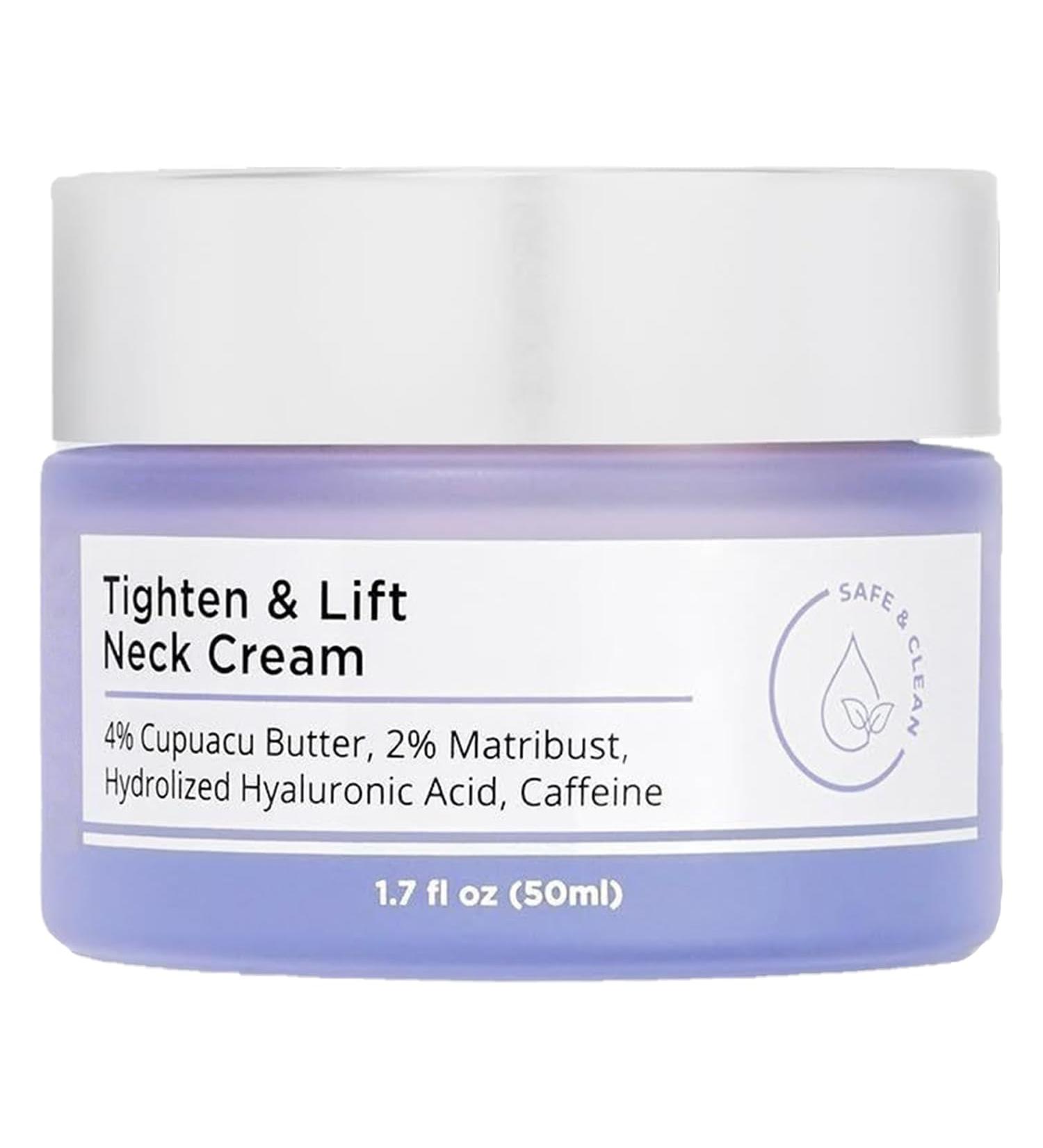 Neck Firming Cream - Anti-Aging Tightening & Lifting Treatment | Reduce Wrinkles & Improve Skin Firmness - Buy Online on GoSupps.com
