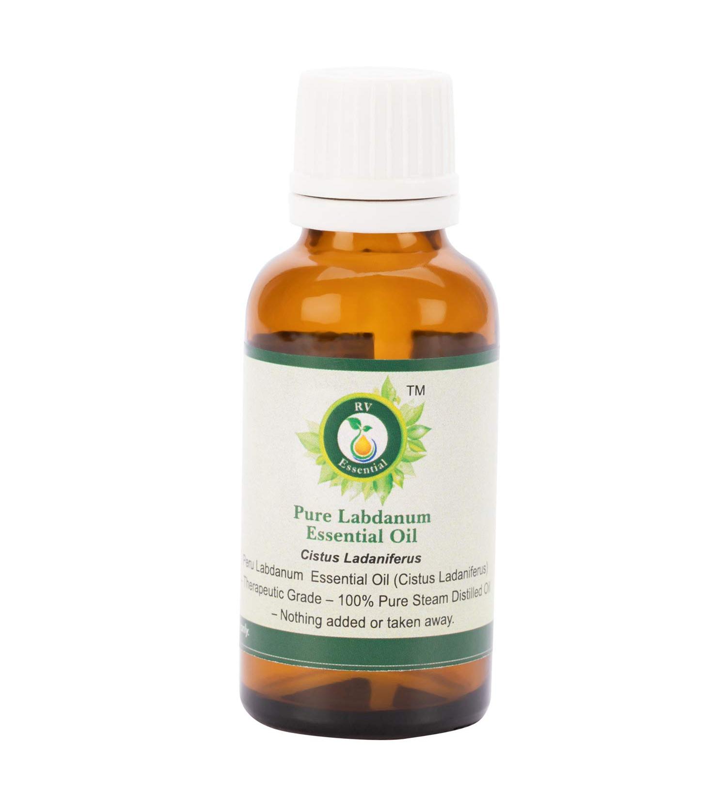 Huile essentielle Labdanum | Cistus Ladaniferus | Pour aromath rapie | Non dilu | 100% naturel pur | Distill vapeur | Labdanum Essential Oil | 50ml | 1.69oz By R V Essential 50 ml (Pack of 1) - Buy Online on GoSupps.com