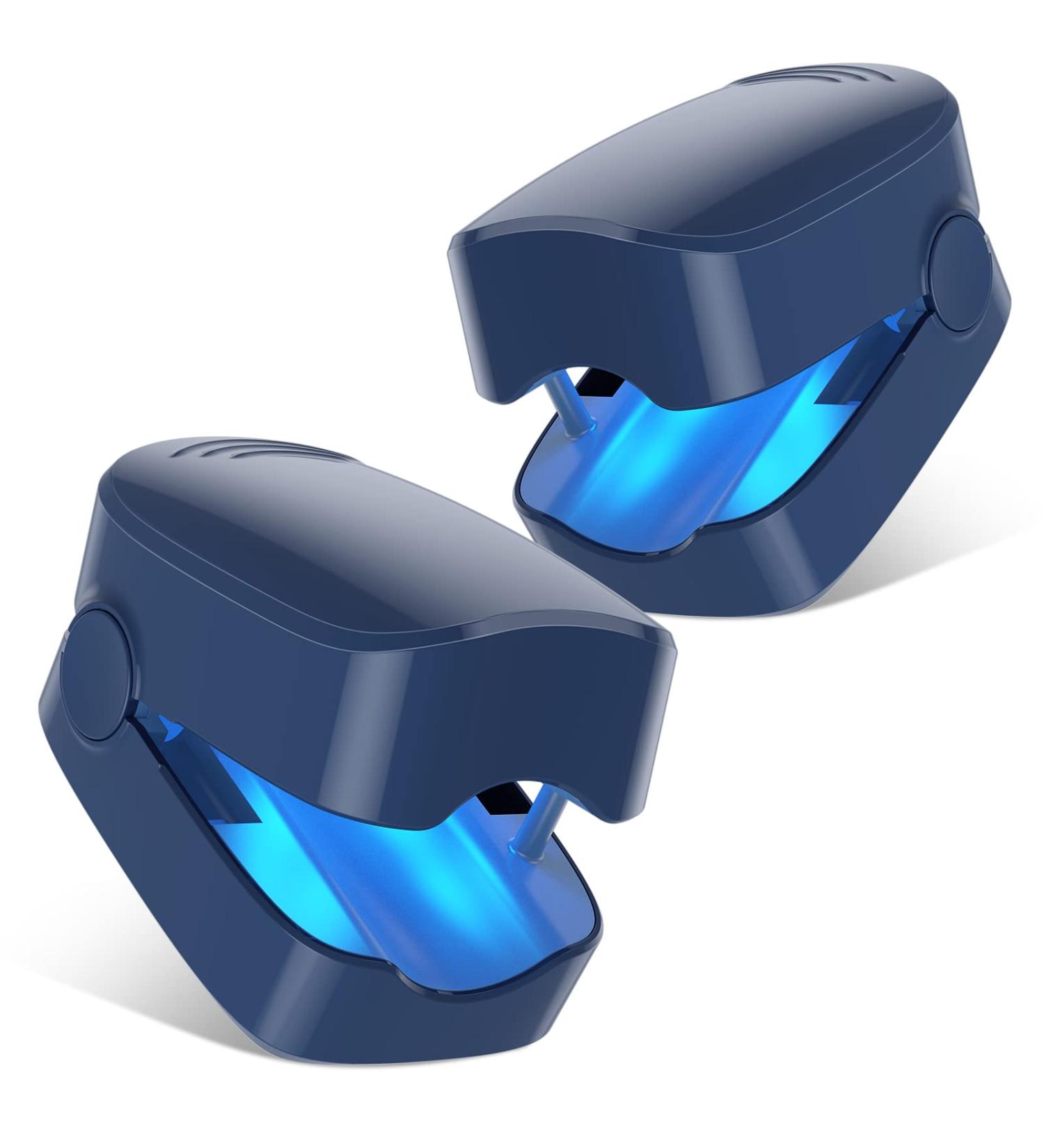 Nail Fungus Laser Treatment Device - 2 Pack for Onychomycosis | Effective Therapy for Discolored, Brittle Nails | Home Use for Fingernails & Toenails - Blue - Buy Online on GoSupps.com