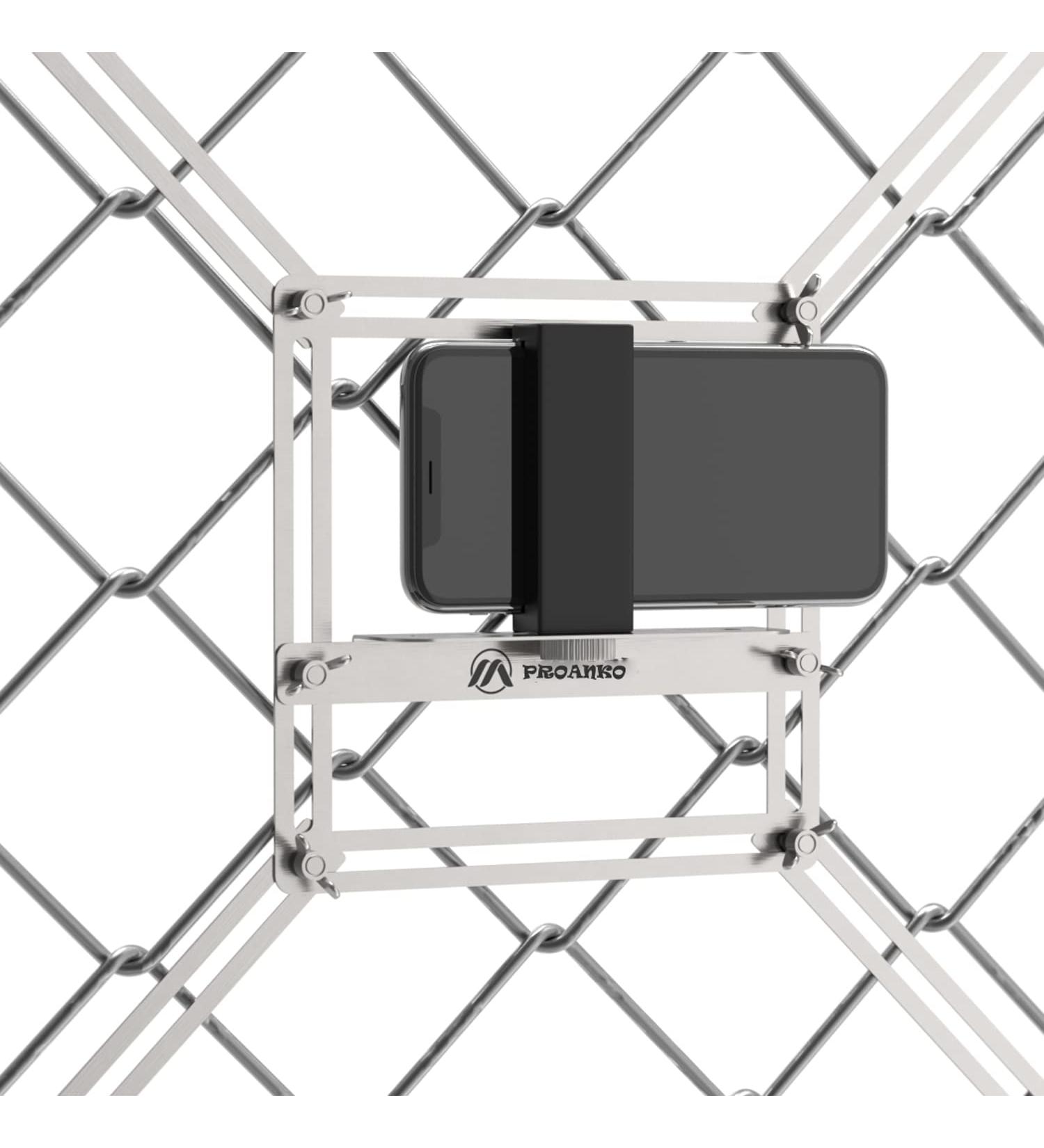 Phone Fence Mount for iPhone & GoPro - Chain Link Fence Mount for Recording Sports (Mini) - Buy Online on GoSupps.com