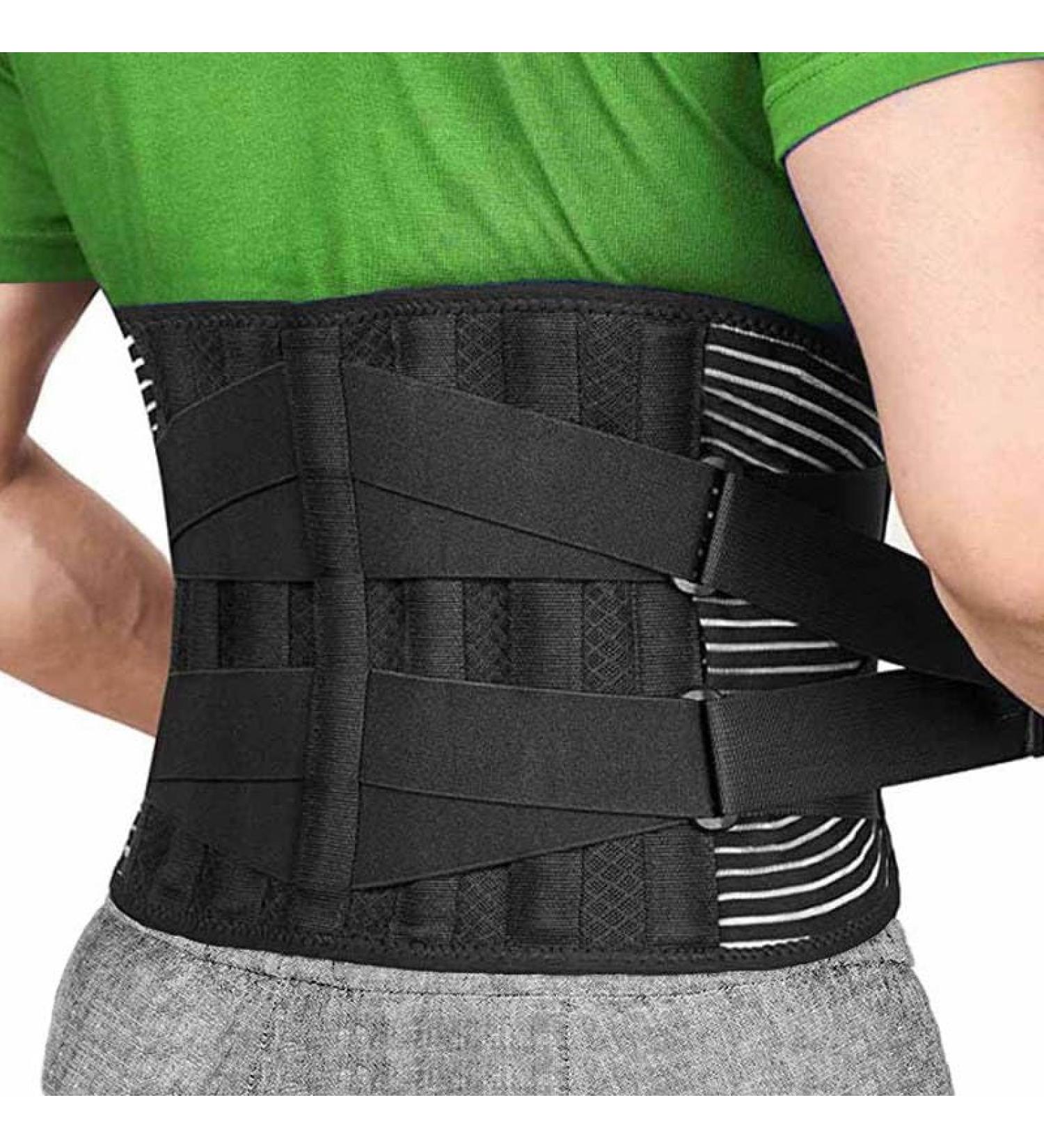 Buy Lumbar Support for Men & Women | Comfortable Back Pain Relief | Double Fit (M: 75-95 cm) - Buy Online on GoSupps.com