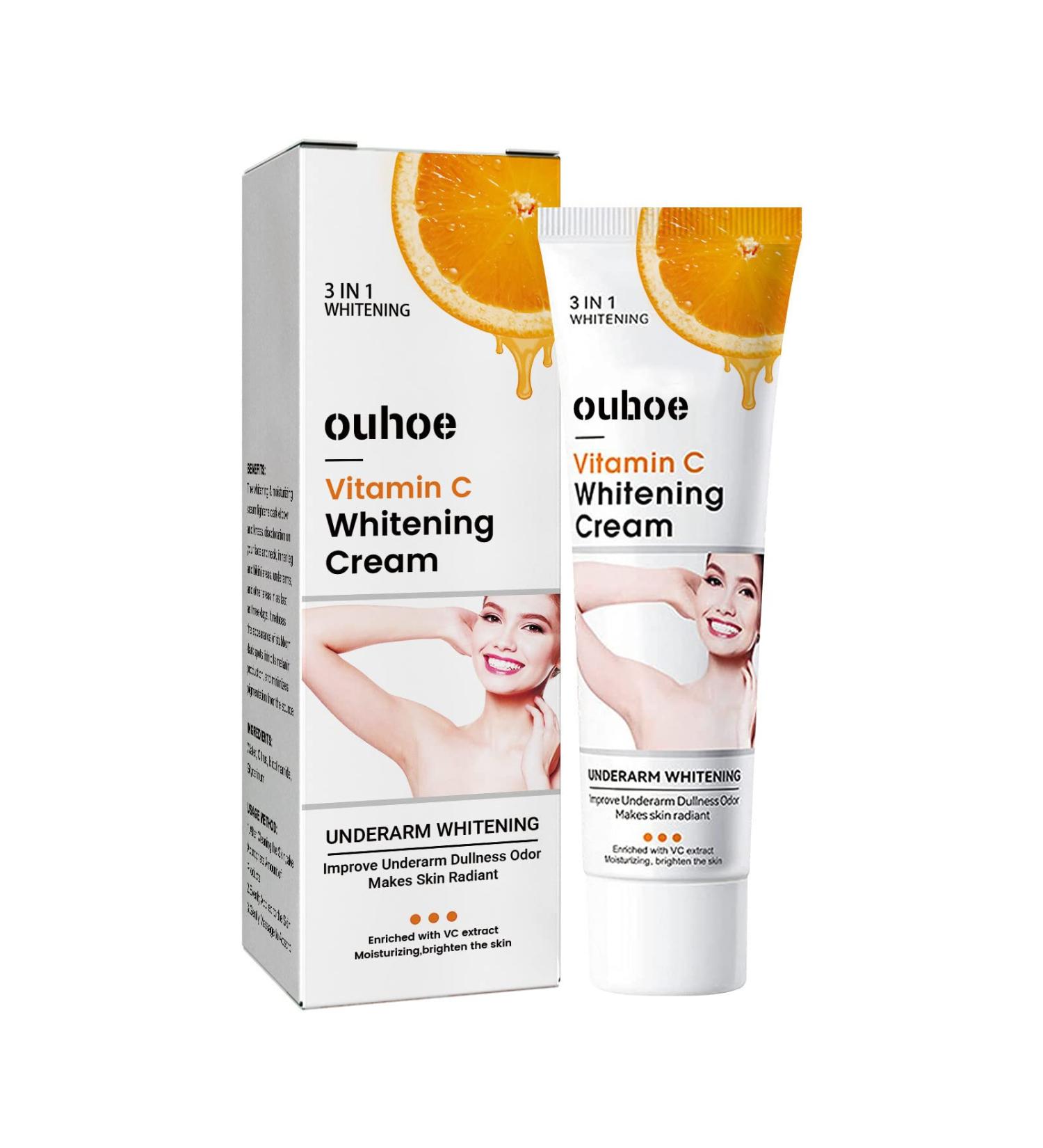 Underarm Whitening Cream Cr me Blanchissante Cr me claircissante pour Aisselles Skin Lightening Cream Armpit Whitening Cream Efficace pour les Aisselles Les Coudes Blanchit Nourrit (1PC) - Buy Online on GoSupps.com