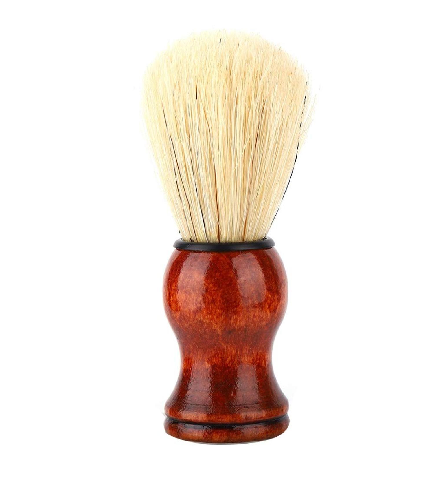 High-Quality Wooden Handle Shaving Brush - Manual Beard Shaving Brush (Choose Color #1) | International Shipping Available - Buy Online on GoSupps.com
