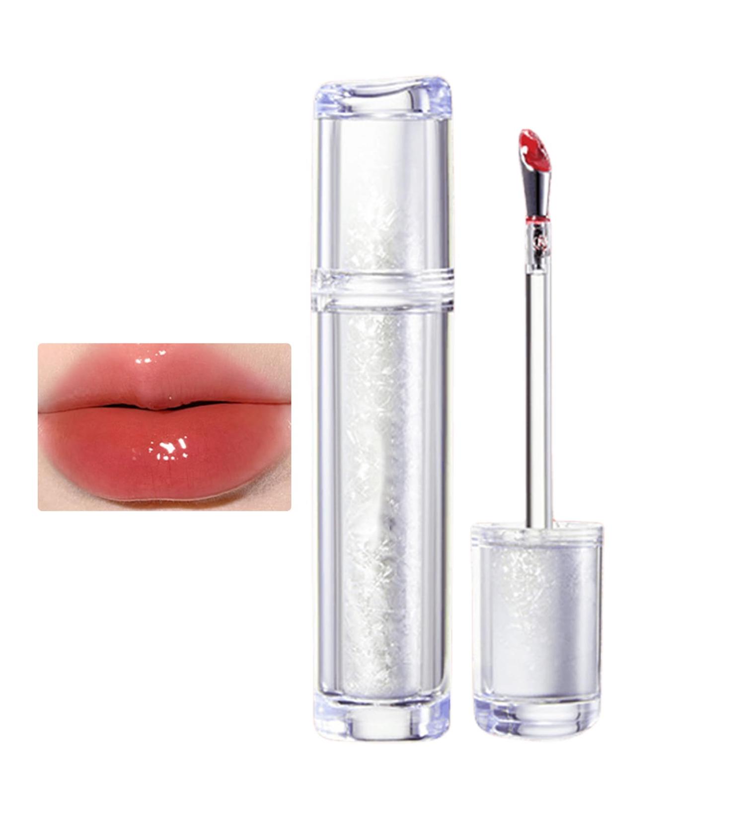Mirror Water Lip Gloss Long Lasting Moisturizing Lip Gloss for Lips Lip Care Supplies for Meetings Shopping Home Travel Aokley - Buy Online on GoSupps.com