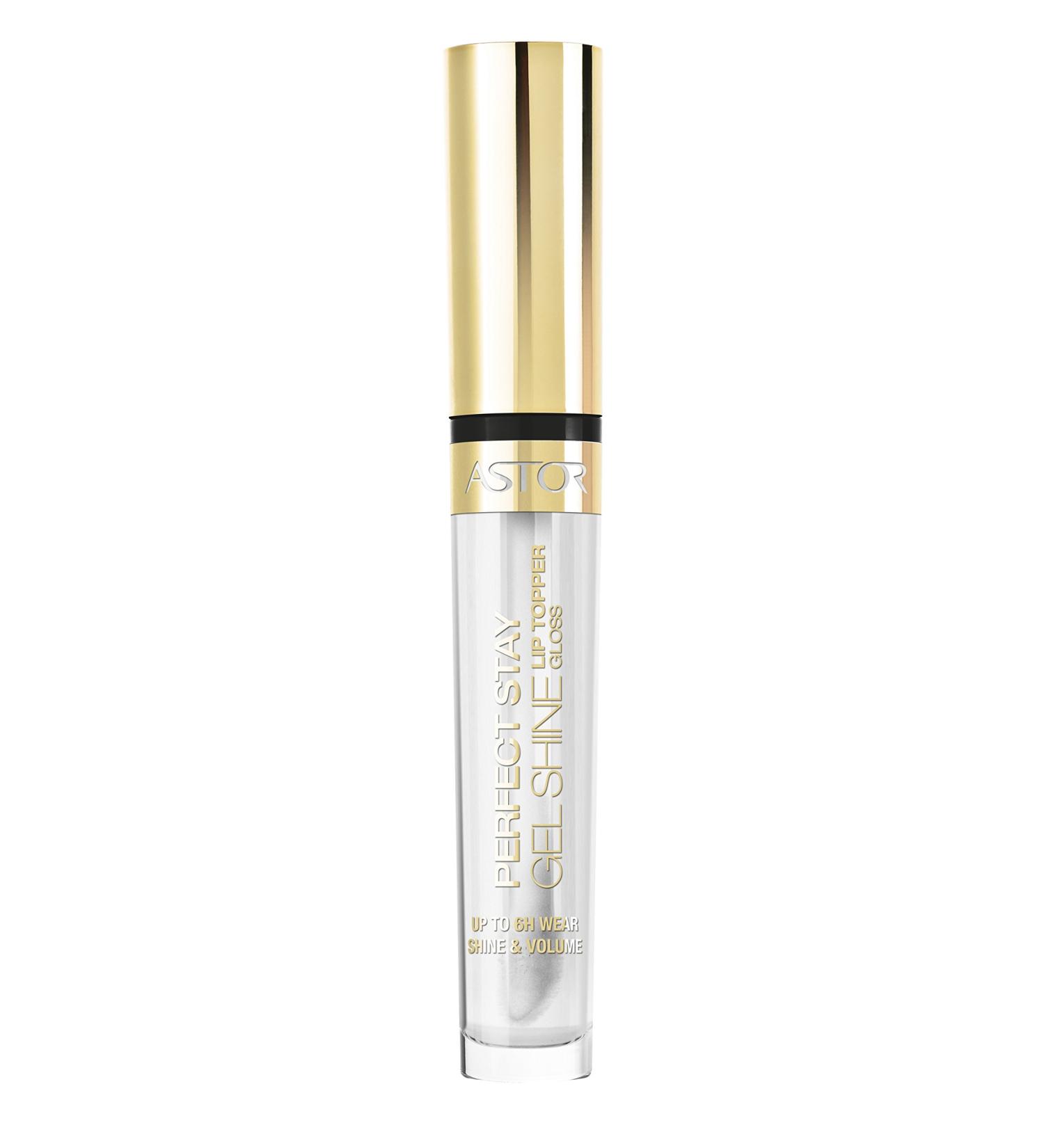 Astor Perfect Stay Gel Shine Lip Gloss With Gel Texture Color 001 Pure Chic 0.2 oz