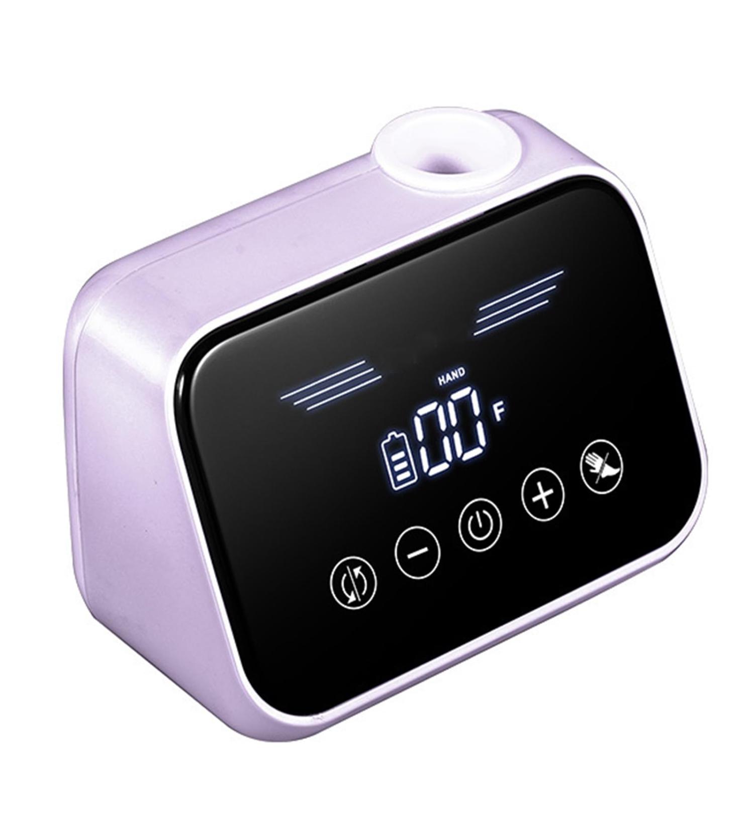Electric Nail Drill Machine High Speed Low Vibration Low Heat Nail Grinding 35000RPM Nail File Drill with Foot Pedal Manicure Polishing Shaping Buffing Home Salon Use purple - Buy Online on GoSupps.com