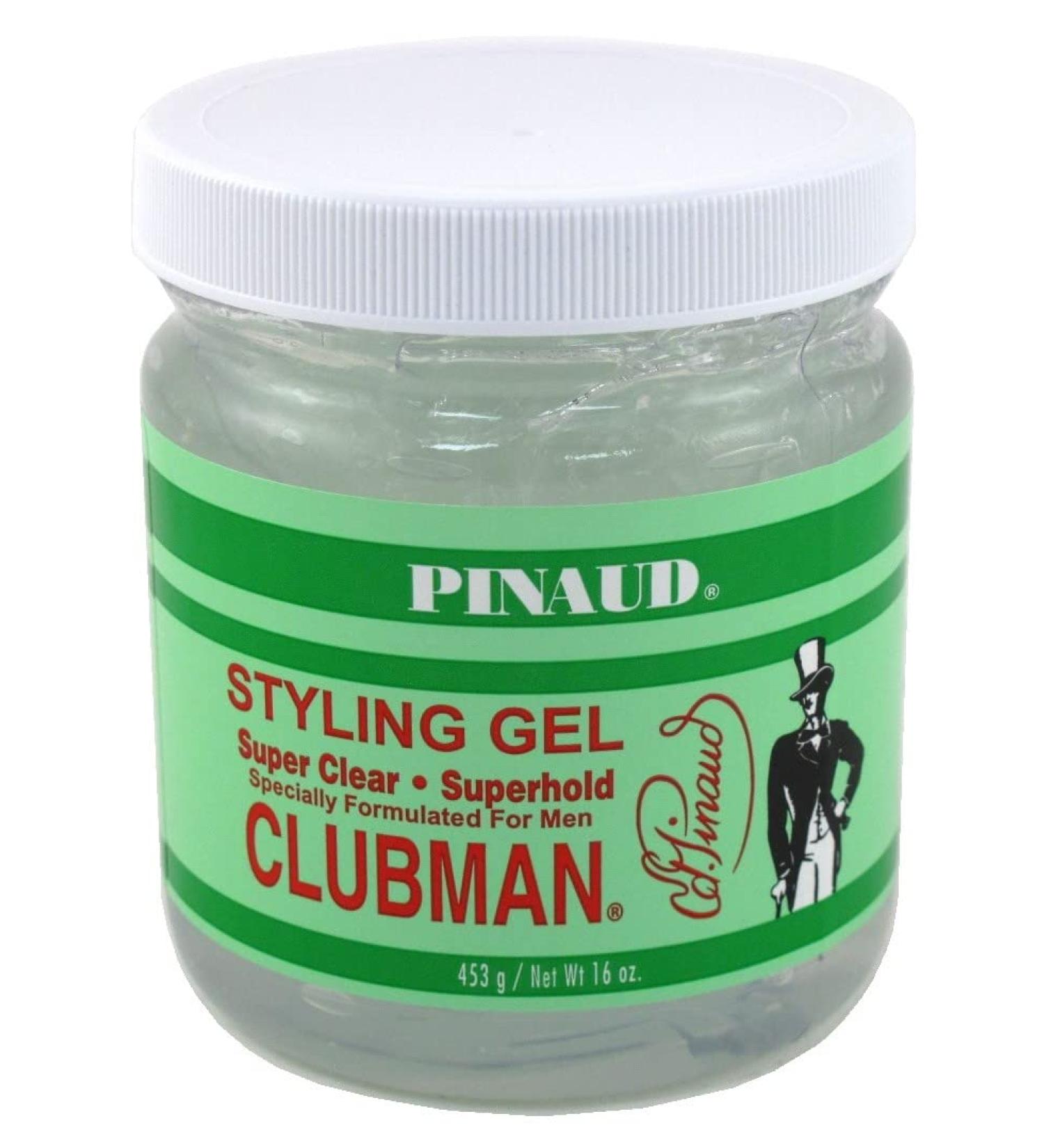 Clubman Pinaud Super Clear Styling Gel Super Hold 16 oz - Pack of 2 - Buy Online on GoSupps.com