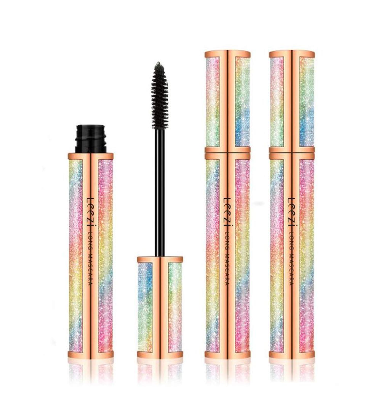 Waterproof 4D Silk Fiber Mascara - Long Lasting, Smudge-Proof, Natural Curling & Lengthening - Extra Long 4D Mascara Black - Pack of 2 - Buy Online on GoSupps.com