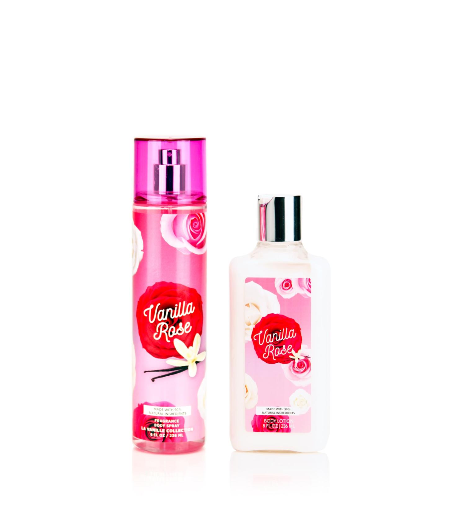 Vanilla Collection Body Mist and Lotion Set (Vanilla Rose)