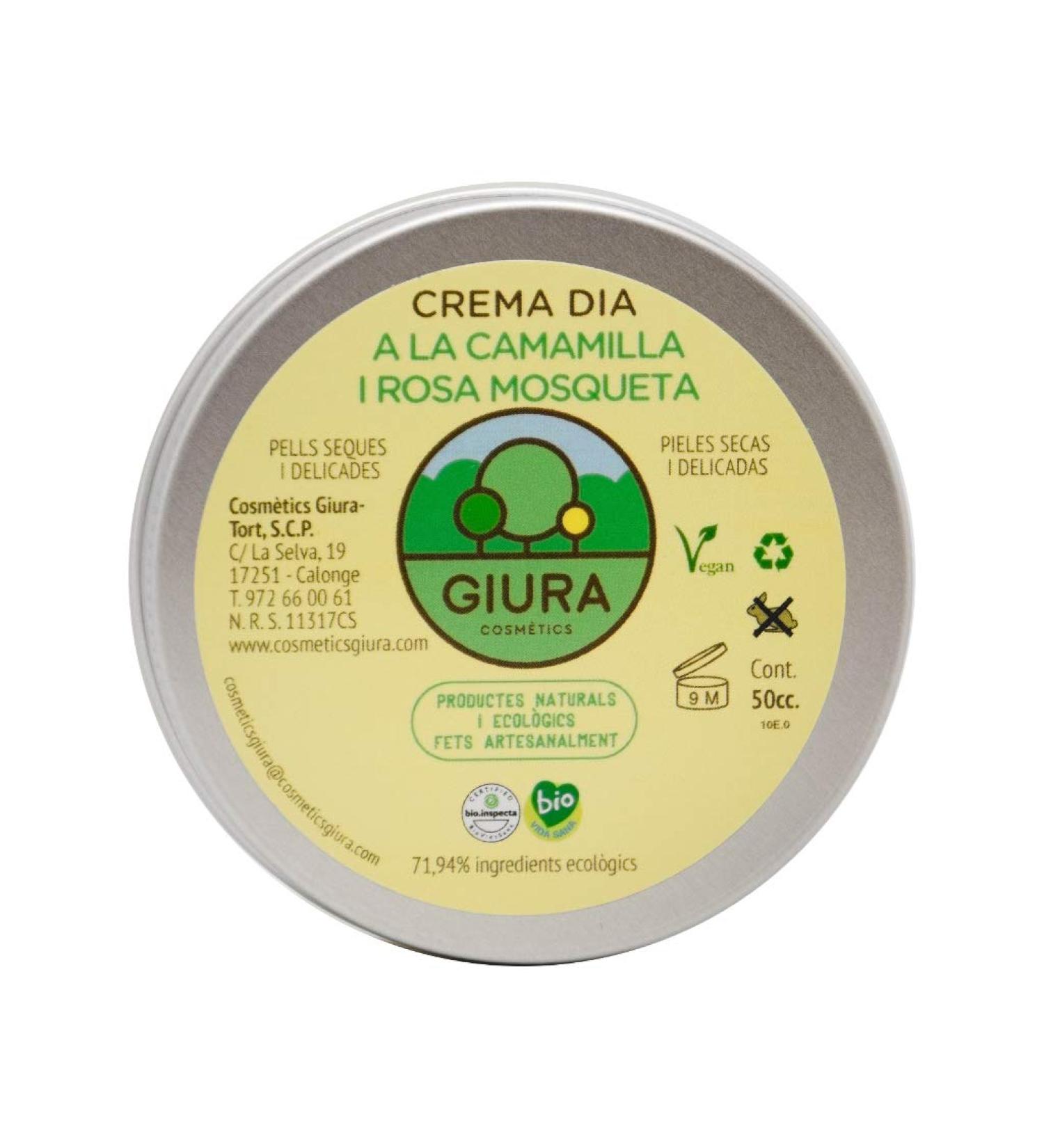 Cosmetics Giura 3998EUR 100 ml gross face cream chamomile rosehips sensitive dry skin organic Mediterranean Sea 50ml Contents 50 ml - Buy Online on GoSupps.com
