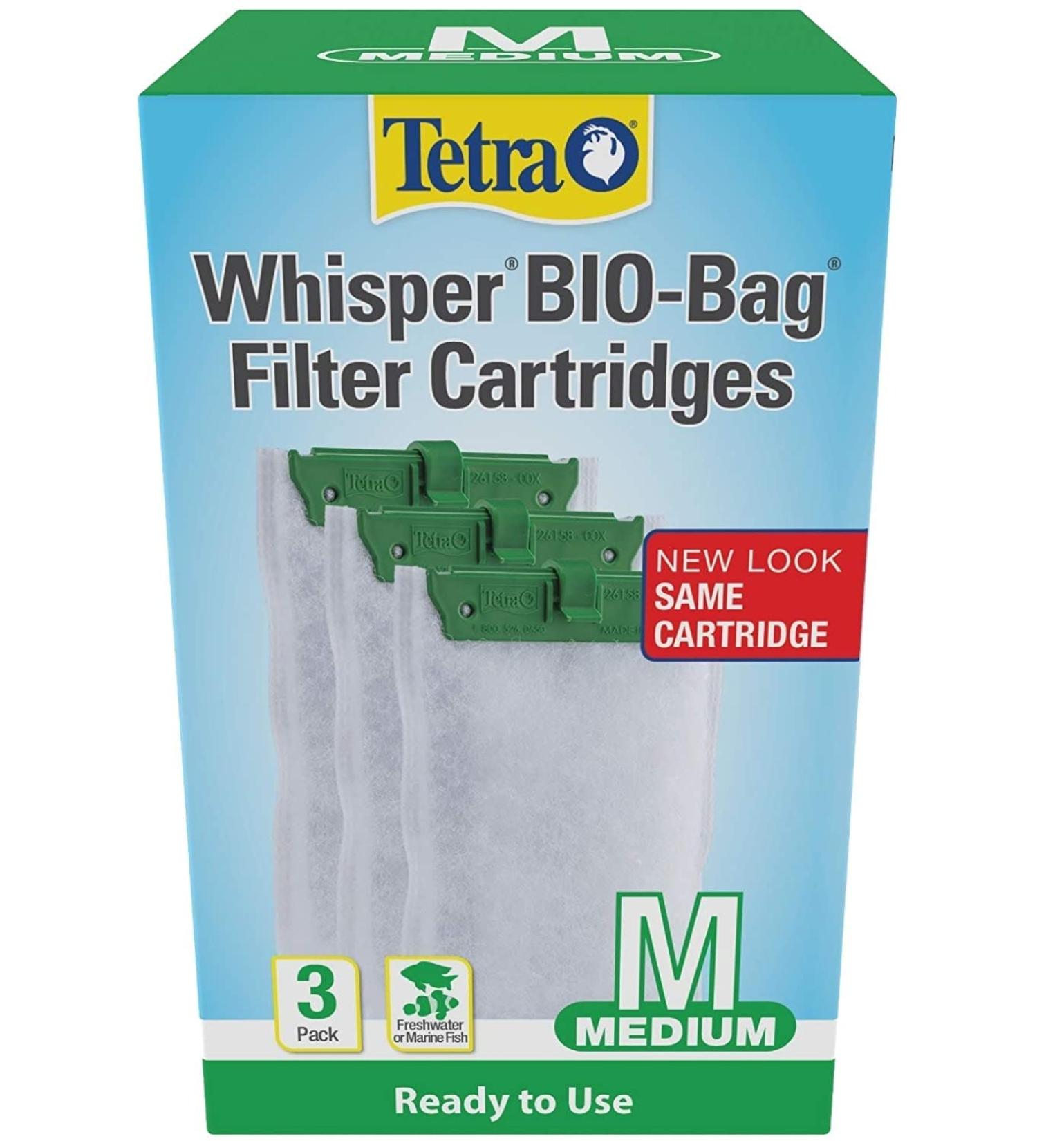 Tetra Whisper Bio-Bag Filter Cartridges | Ready to Use 3-Count Medium | Aquarium Filter Cartridges - Buy Online on GoSupps.com