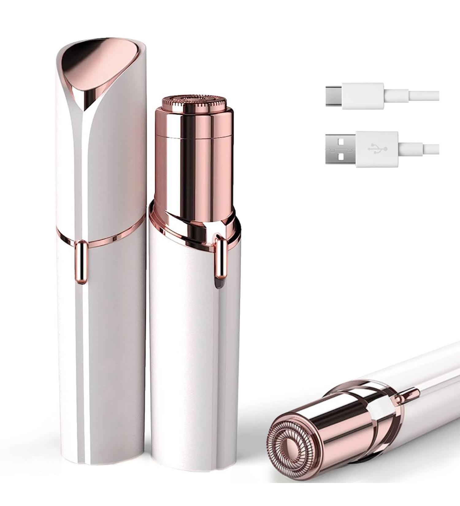 Painless Facial Hair Removal for Women | USB Rechargeable Face Trimmer for Upper Lips & Chin - Buy Online on GoSupps.com