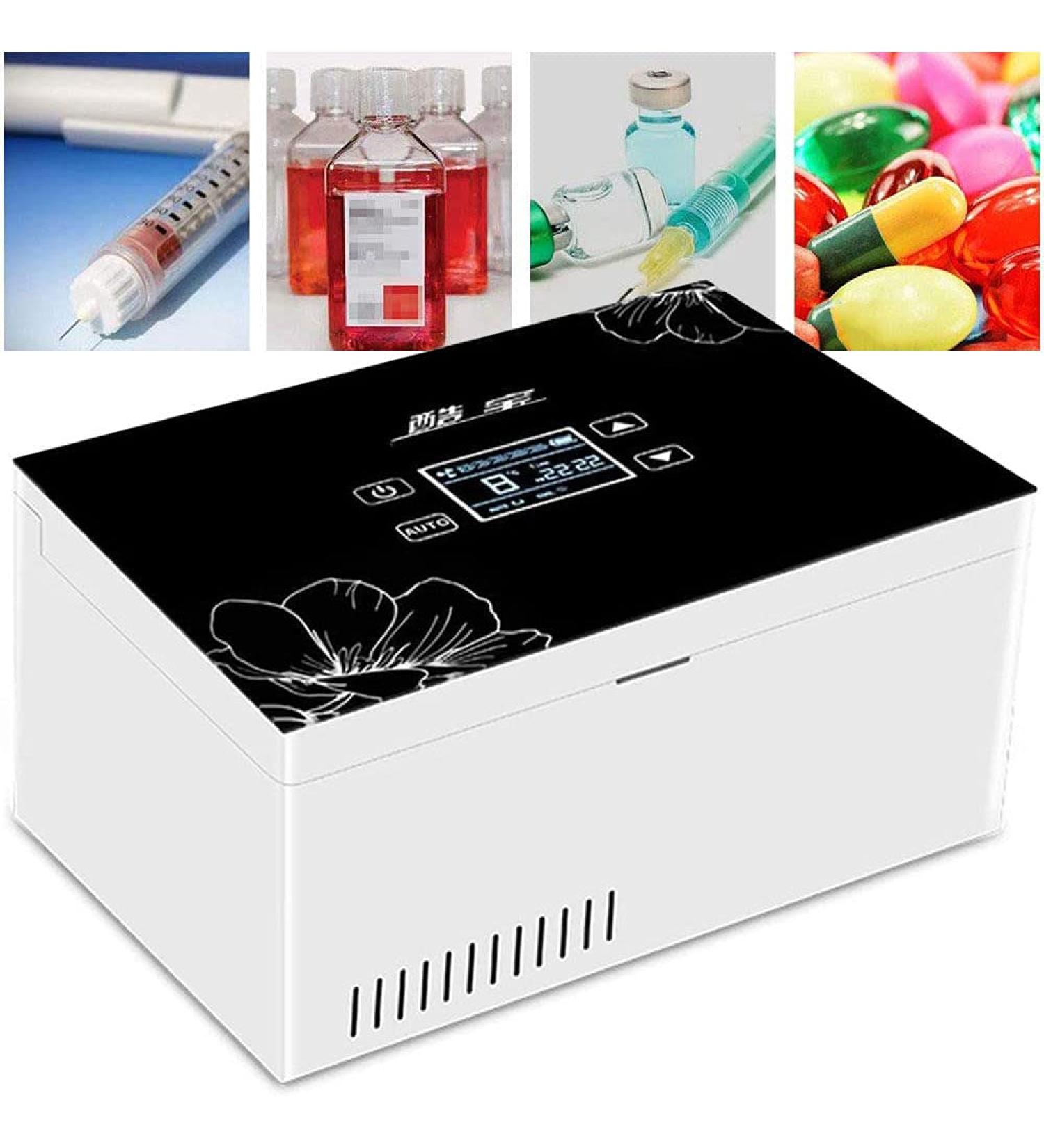 Mini Portable Insulin Cooler Insulin Cooler Bag Medicine Cooler Box Portable Fridge USB Rechargeable 1 Battery - Buy Online on GoSupps.com