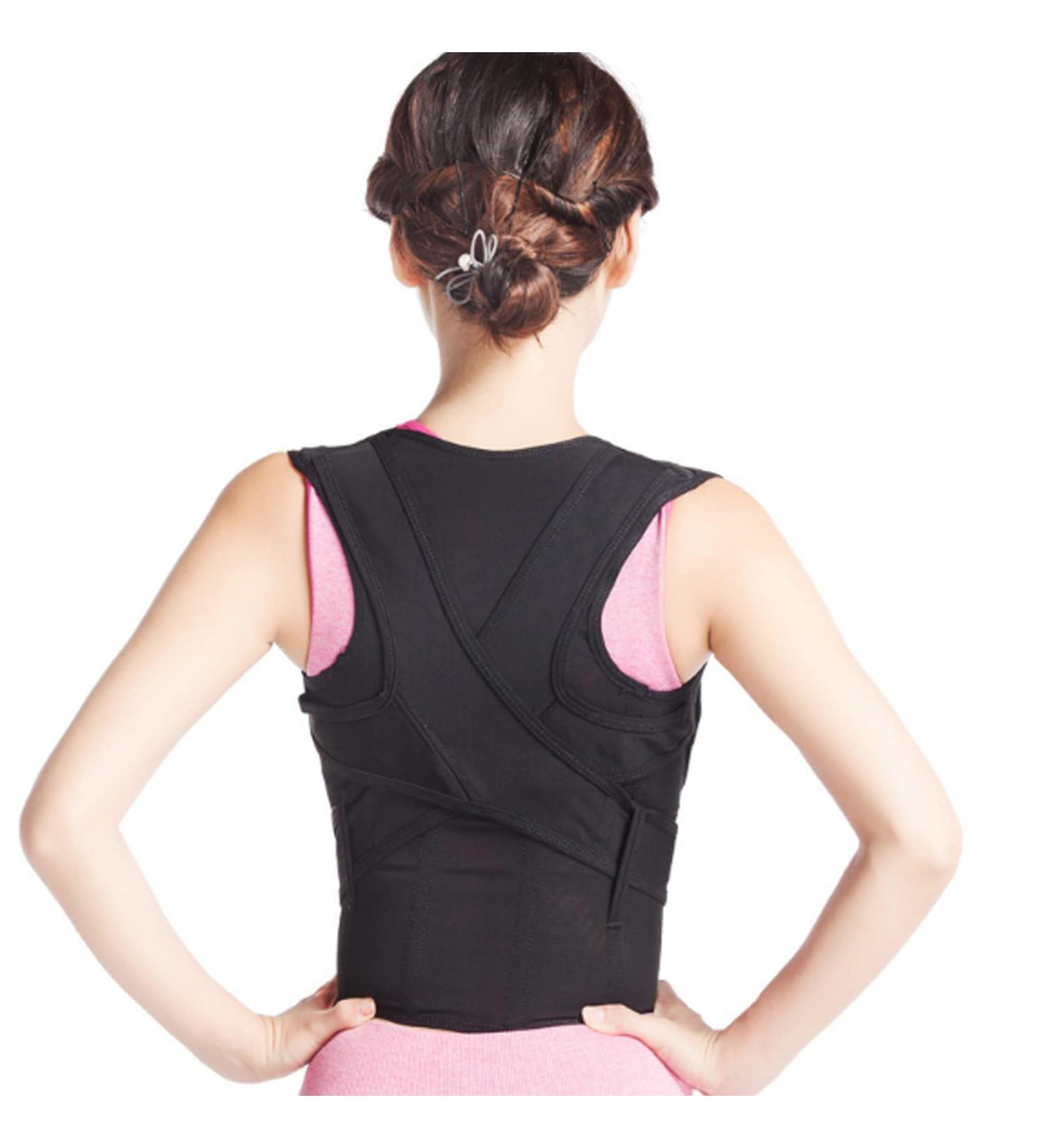 Back Posture Corrector Children Adult Kyphosis Orthotics Shoulder Bandage Humpback Posture Belt Helps To Fix Back Improve Posture And Correct Hunchback Black arge - Buy Online on GoSupps.com