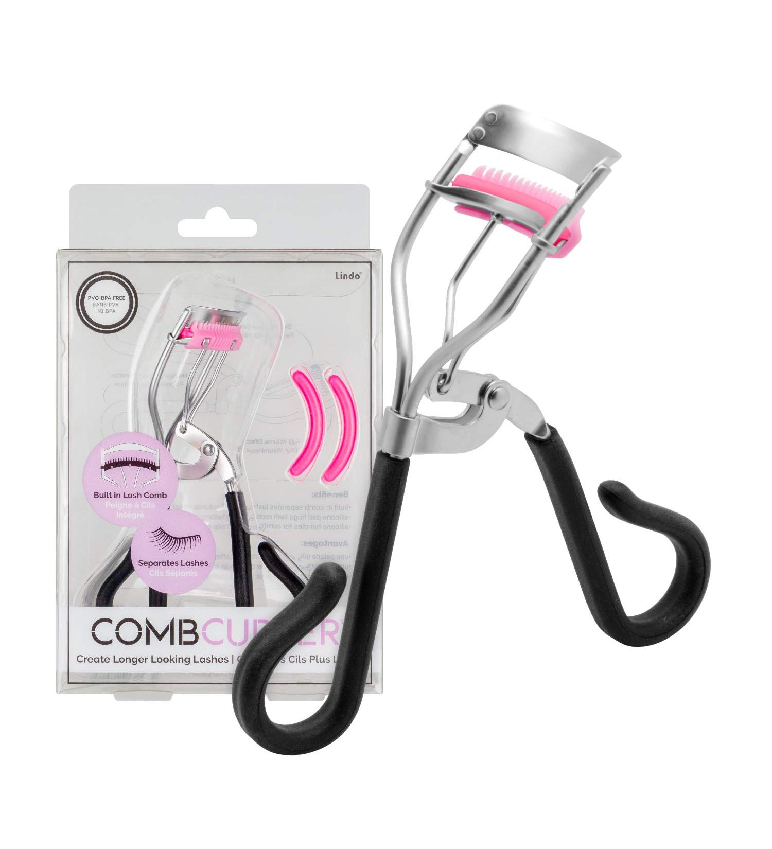 Lindo CombCurler (Pink) - Versatile Styling Tool for Effortless Curls | International Shipping Available - Buy Online on GoSupps.com