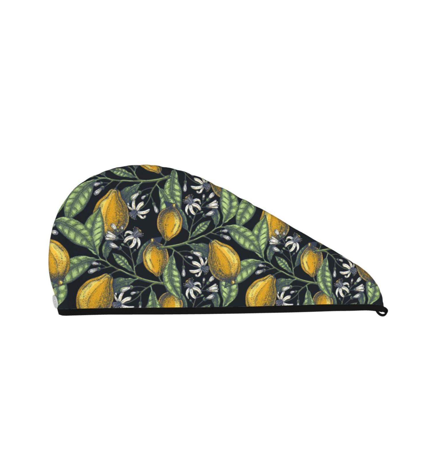 Hair Towel Wrap - Quick Drying Citrus Fruit Towel Turban for Effortless Hair Care - Buy Online on GoSupps.com