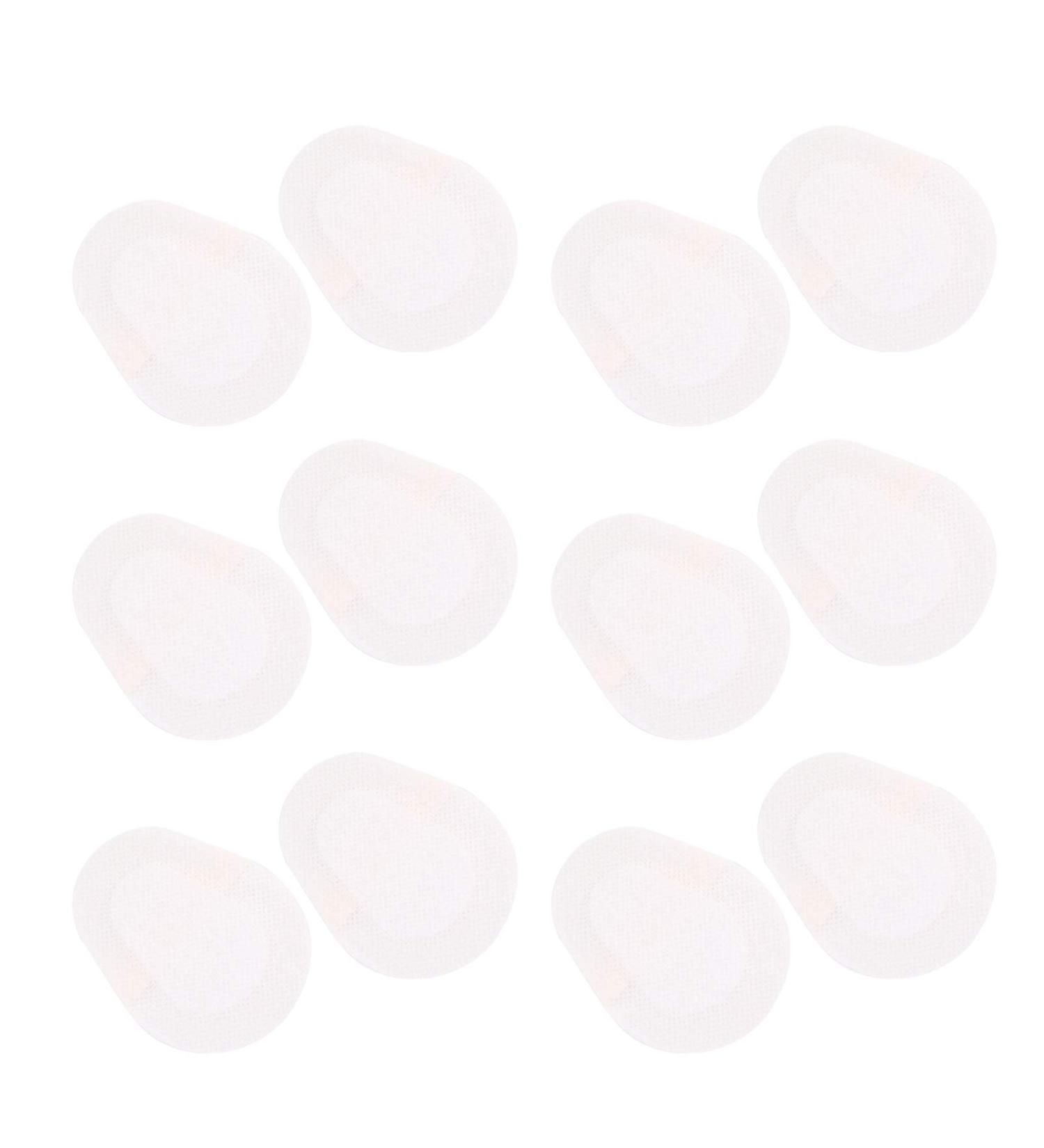 Buy 6 Pairs Oval Eye Patch Masks | Non-Woven Eye Pads for Sleep & Care | White Nursing Pads 9x7cm - International Shipping Available - Buy Online on GoSupps.com