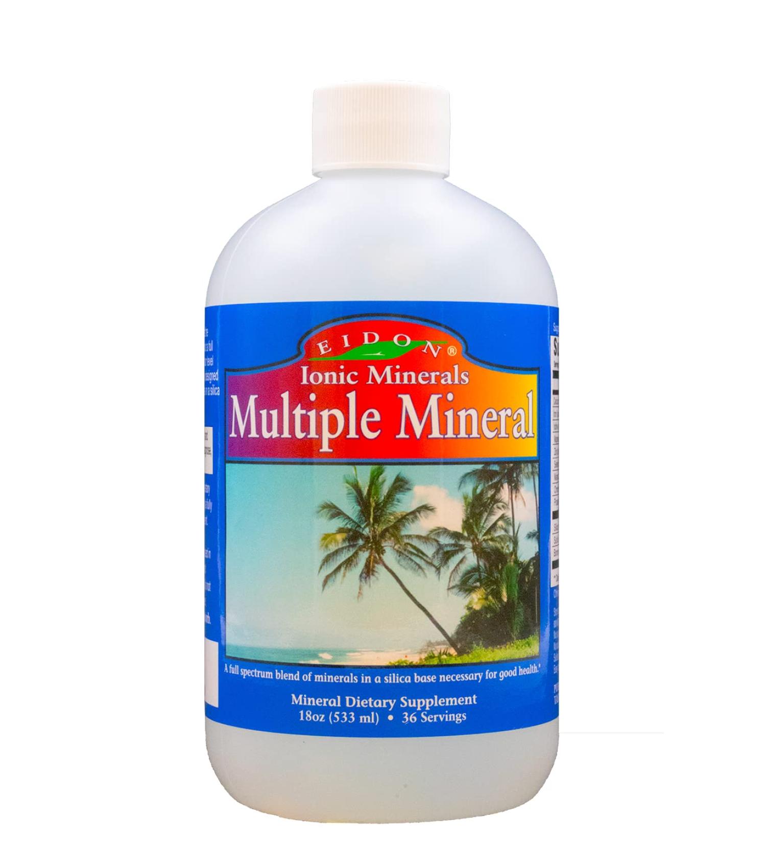 Buy Eidon Mineral Supplements - Multiple Mineral 18 oz (533 ml) for Optimal Health - Buy Online on GoSupps.com