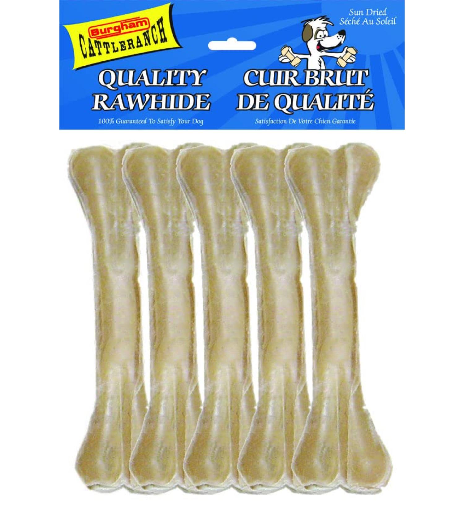 Cattle Ranch Dog Treats Rawhide Pressed Bones Chews All Natural Supports Dental Health by Reducing Tartar and Plaque Buildup High in Protein and Low in Fat Stimulates and Entertains by Satisfying Dog s Natural Urge to Chew (5 pk 8.5") 1 count (Pack of 1)