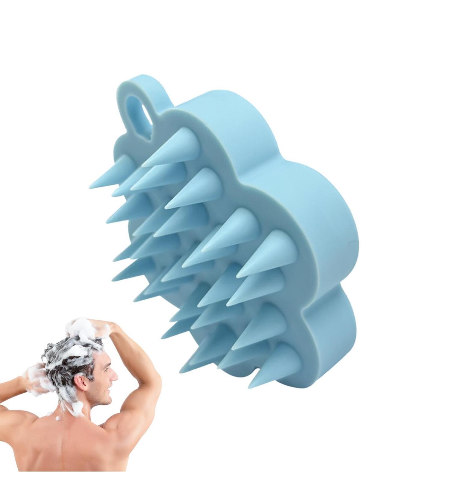 Zuasdvnk Silicone Shampoo Brush - Versatile Hair & Scalp Massager for Adults Kids & Babies - Buy Online on GoSupps.com
