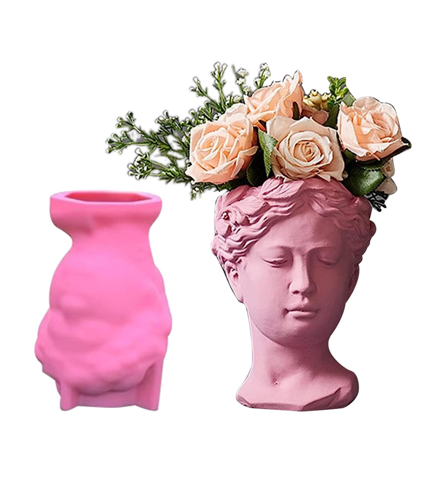 Fogun Goddess Silicone Pot Mold for DIY Home Garden Flower Pots - Buy Online on GoSupps.com