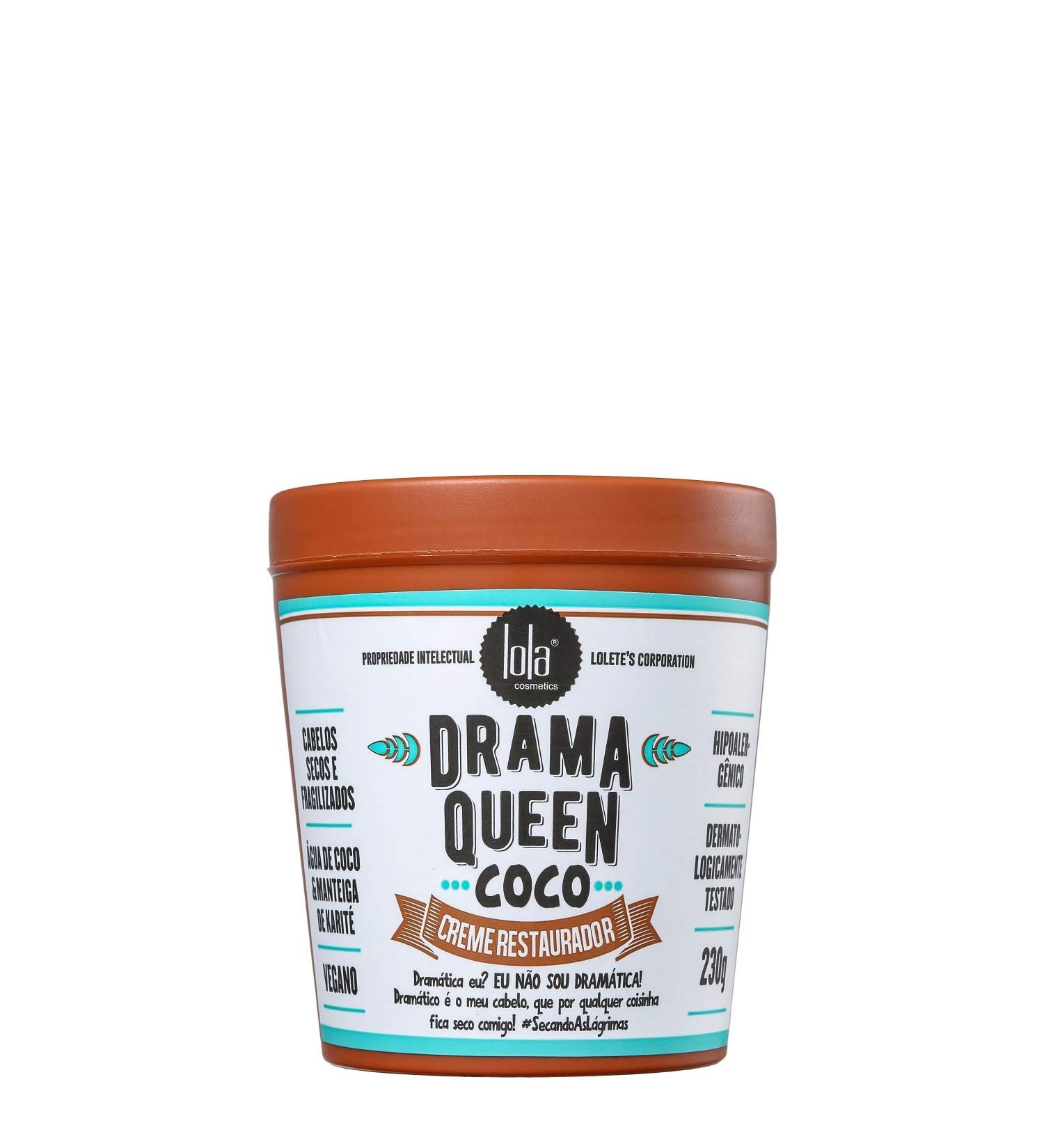 Lola Drama Queen Coco Mask 230g - Hydrating & Nourishing Skincare for All Skin Types | International Shipping Available - Buy Online on GoSupps.com