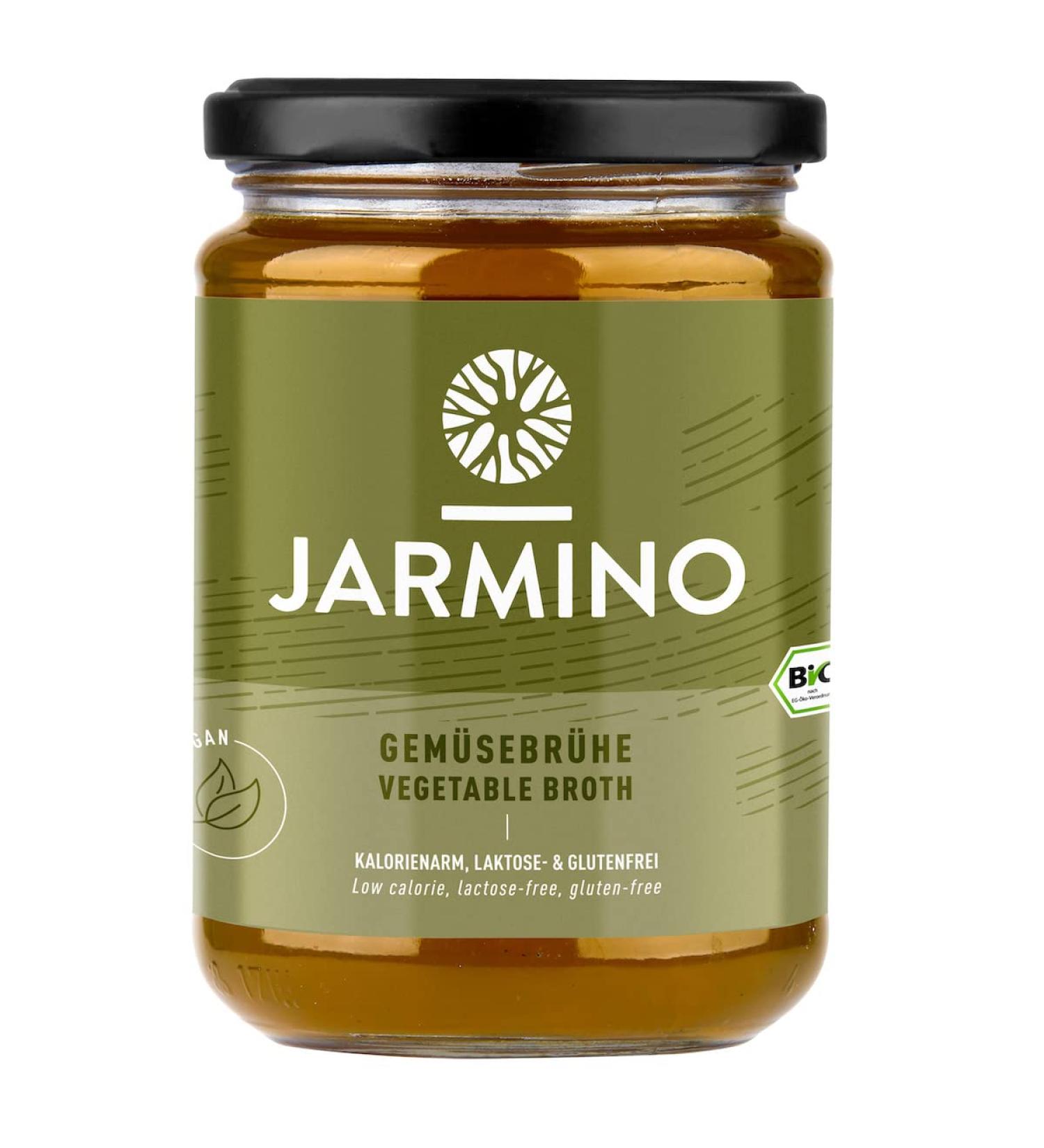  JARMINO JARMINO Vegetable Stock (6 x 350 ml) | Organic Vegetable Bouillon without additives | Vegan stock ideal for healthy cooking - Buy Online on GoSupps.com