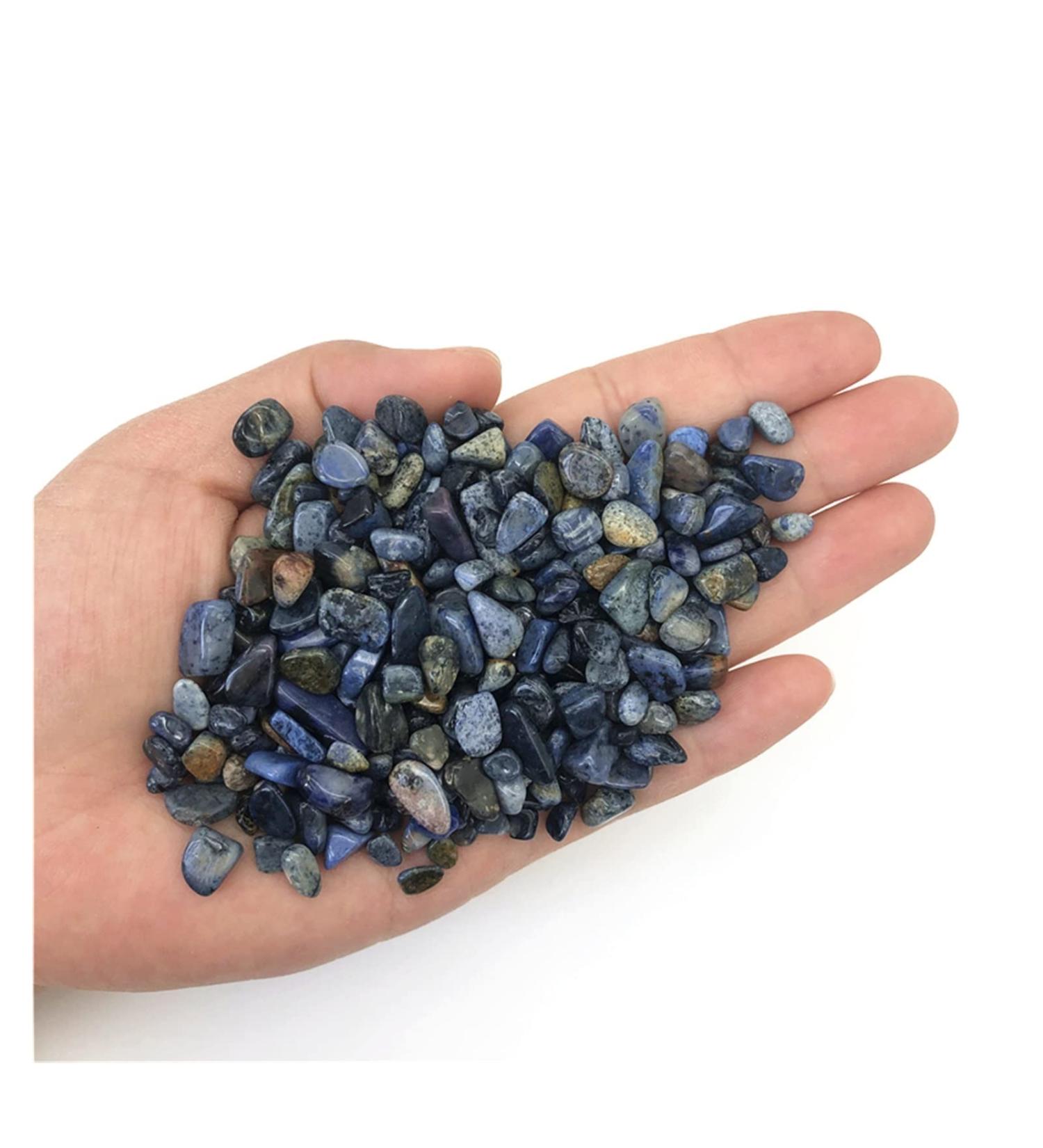 Natural Crystal Rough 5-7mm 50g Natural Blue Quartz Crystal Tumbled Stones Crystals Gemstone Reiki Natural Quartz Crystals Home Decoration Natural Stone QINTINYIN Home Goods - Buy Online on GoSupps.com