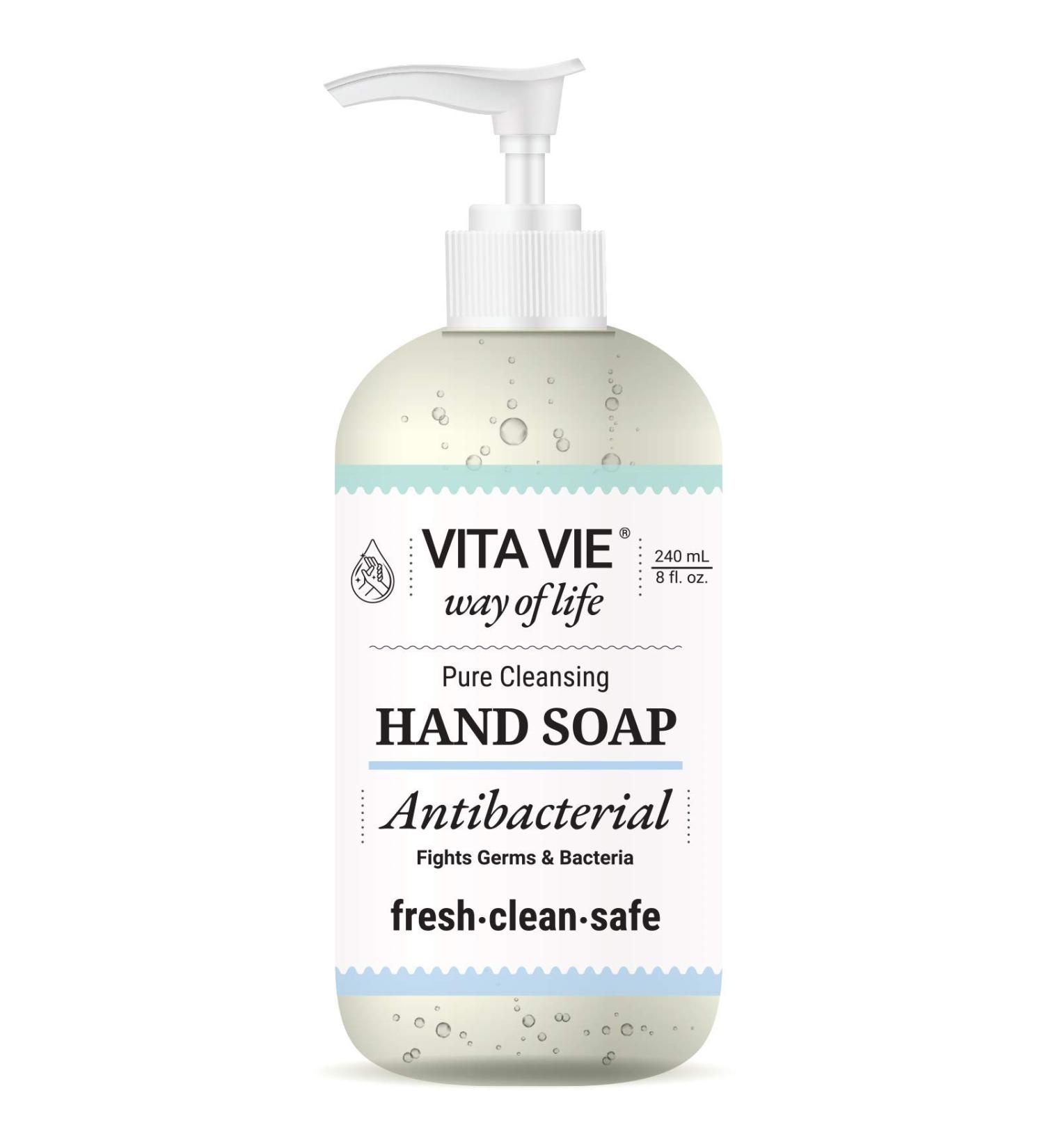 Hand Soap 8oz/240ml - Cleansing Liquid Hand Wash Paraben-free Sulfate-free Cruelty-free - Made in America - Safe for Kids - Ideal for Home or Office 8 Fl Oz (Pack of 1) - Buy Online on GoSupps.com