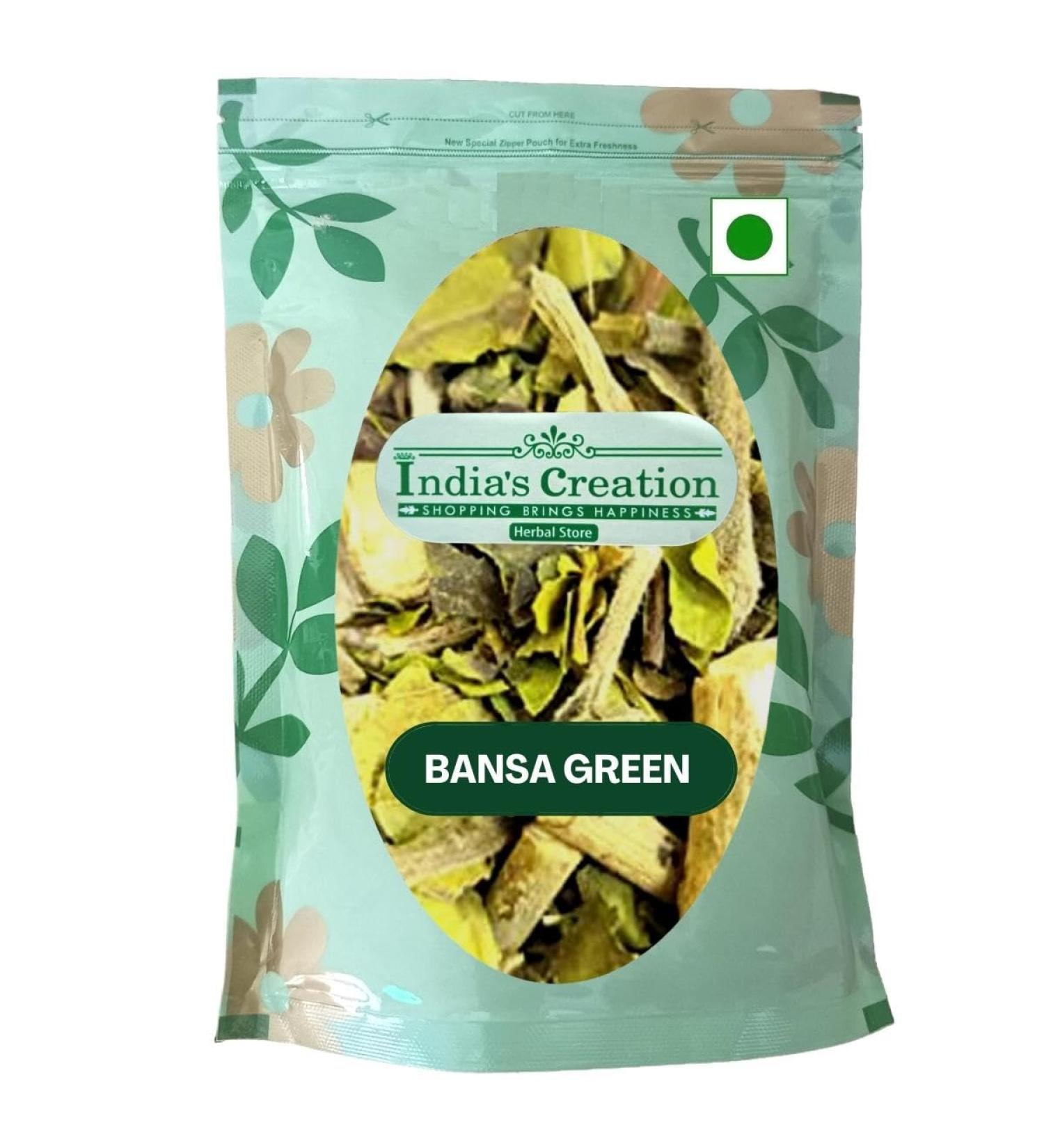 Bansa Green-Adhatoda Vasaka-Raw Herbs-Malabar-Vasa-Adusha-Jadi Booti-Single Herbs (500 Gram) - Buy Online on GoSupps.com