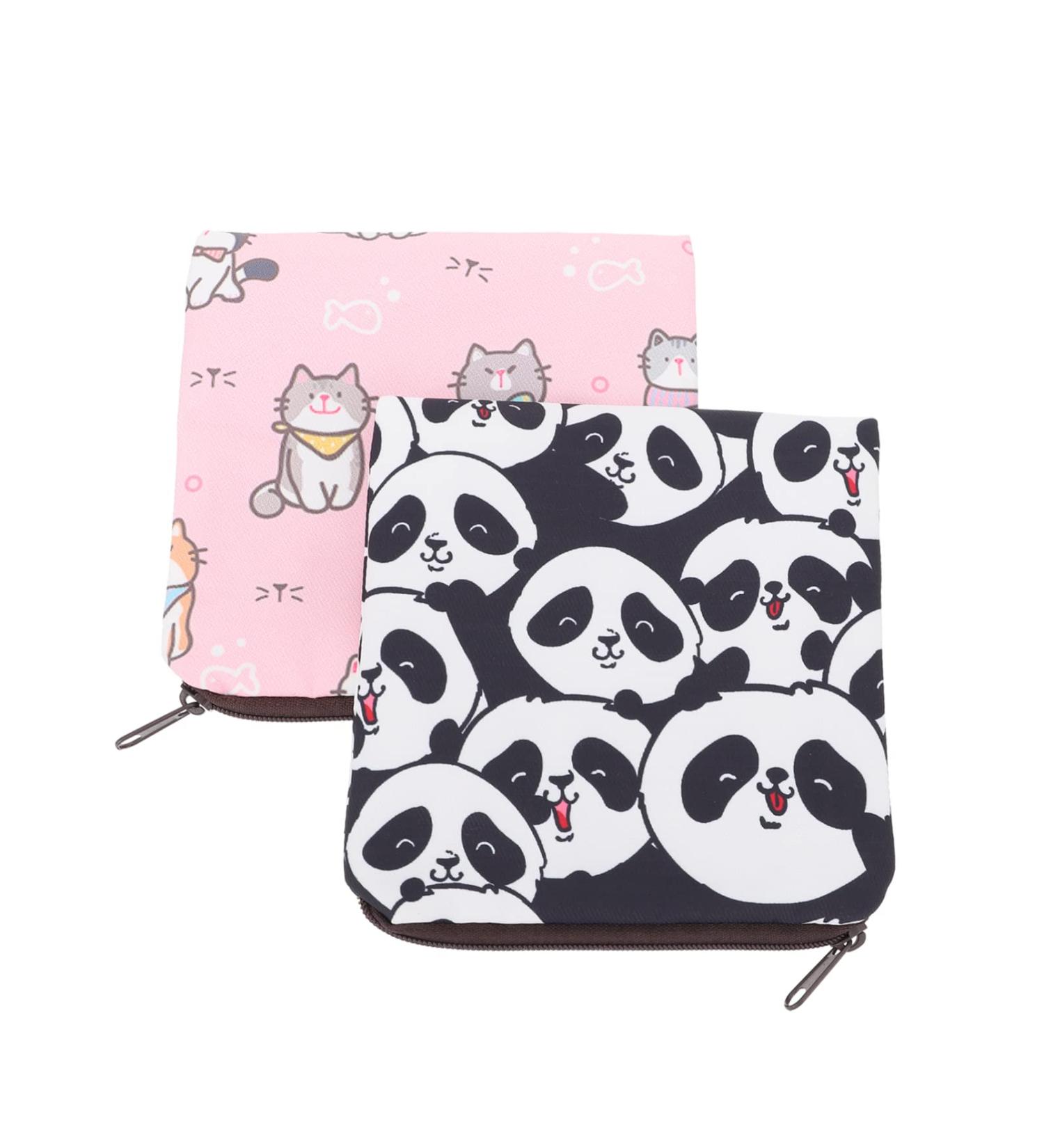 Gleavi 2-Piece Storage Bag Set | Zipper Wallet & Organizer for Teen Girls | Stylish Napkin & Hill Bag Wallet - Buy Online on GoSupps.com