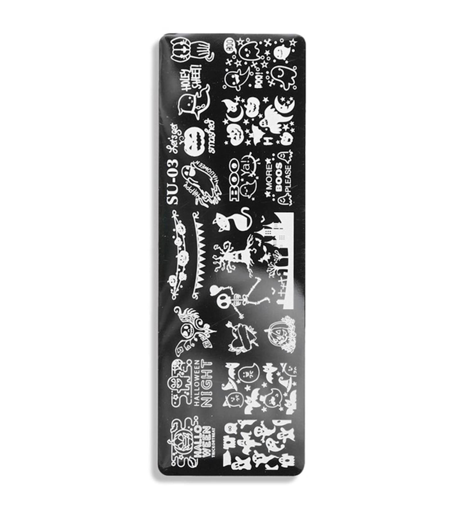 Sanwood Nail Stamping Plates - Human Face Patterns | Stainless Steel Nail Art Templates for Women | Manicure Tool Kit - Buy Online on GoSupps.com