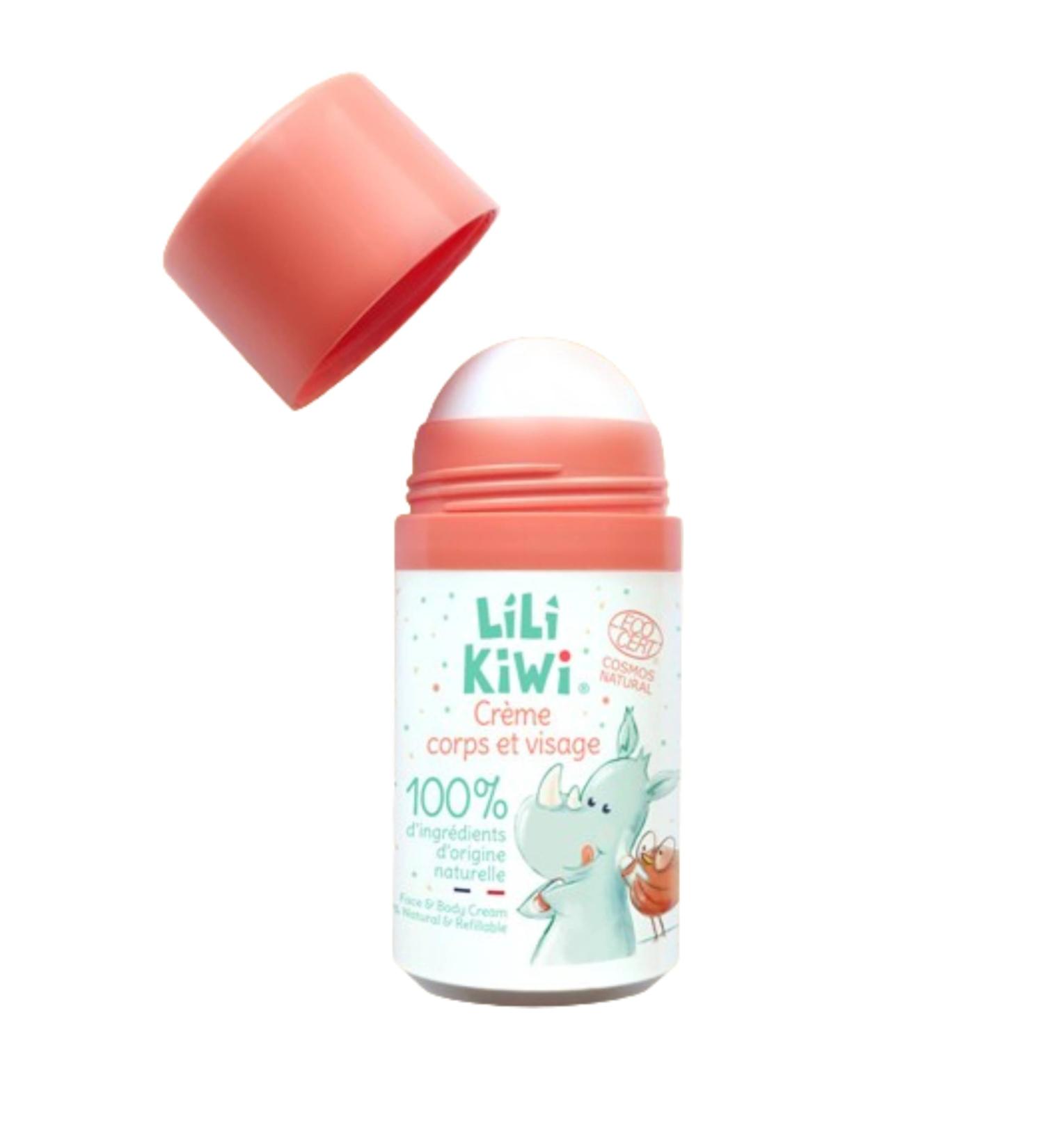 100% NATURAL FACE AND BODY MOISTURIZER (roll on) for babys & childrens - made in France by LiliKiwi - Buy Online on GoSupps.com