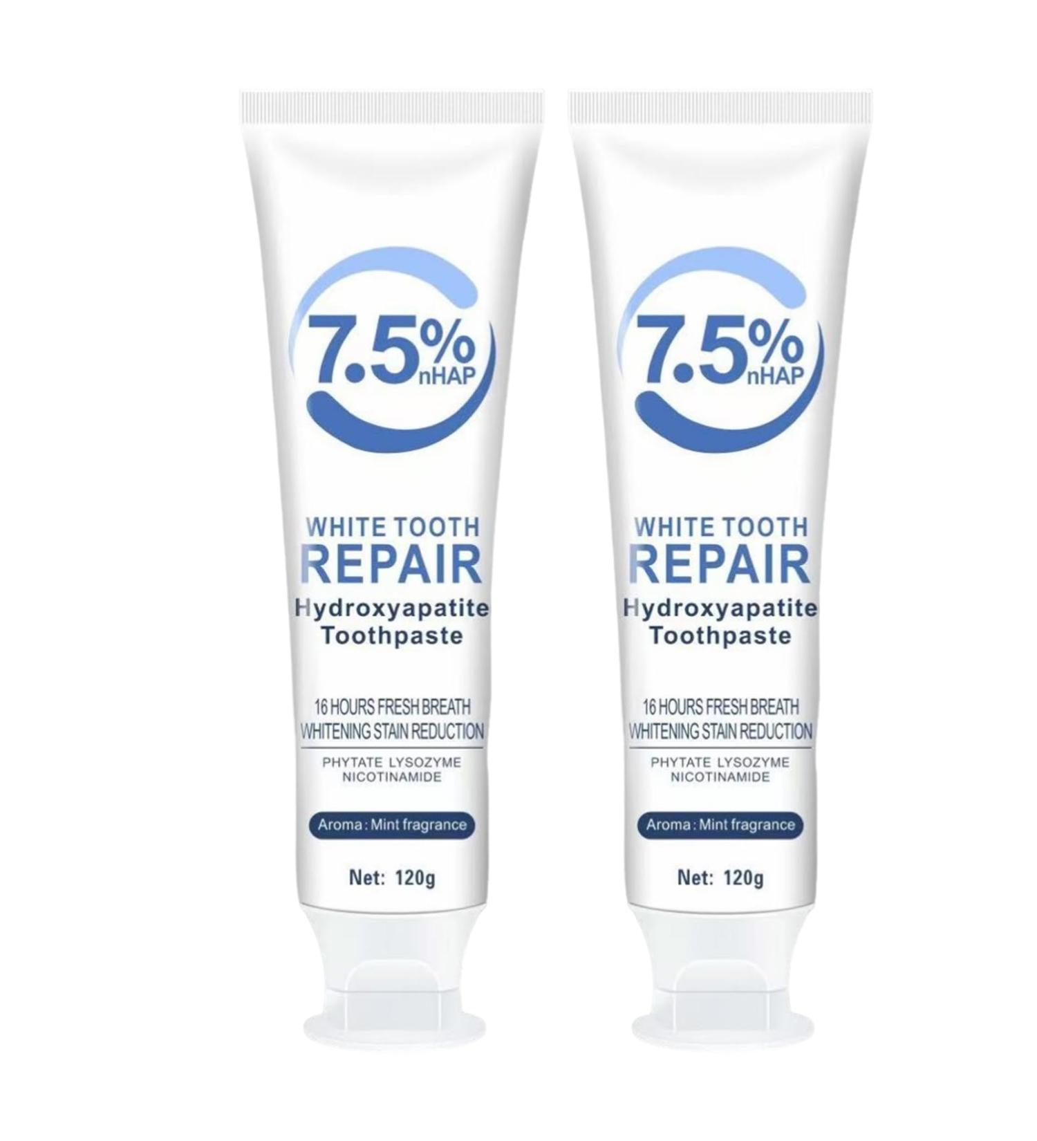 SHINROAD Enamel restoration toothpaste repair hydroxylapatite for protection 120 g 125 pieces oral health teeth teeth setting up the oral appliances removing stains sensitive 2 pieces - Buy Online on GoSupps.com