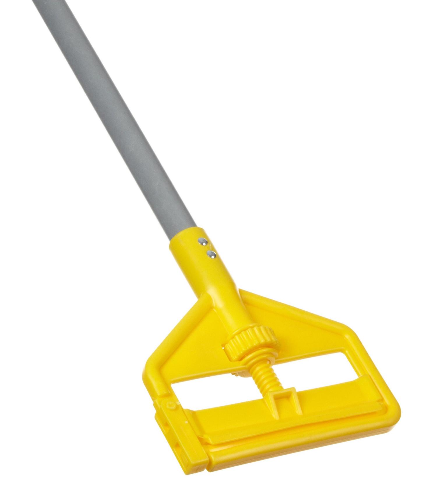 Rubbermaid Invader Fiberglass Wet Mop Handle - 60 Inch, Gray - Heavy Duty Replacement Handle for Industrial/Household Cleaning - Buy Online on GoSupps.com