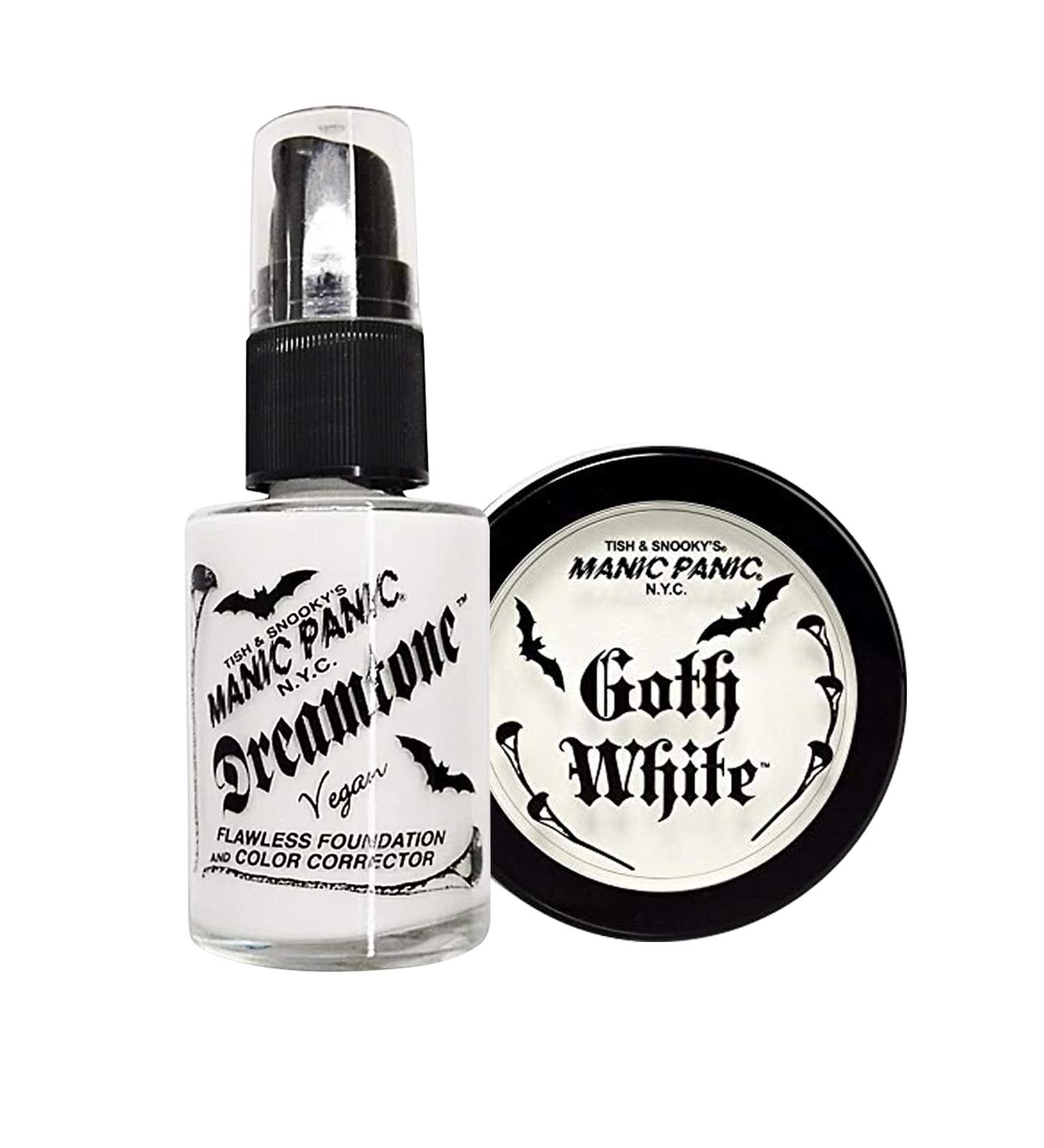 MANIC PANIC White Liquid & Goth White Cream Foundation Bundle - Buy Online on GoSupps.com